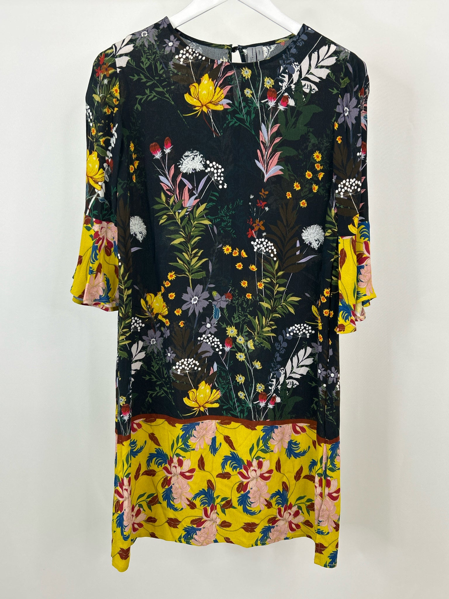 BL^NK LONDON Size S Black Print Women Dress