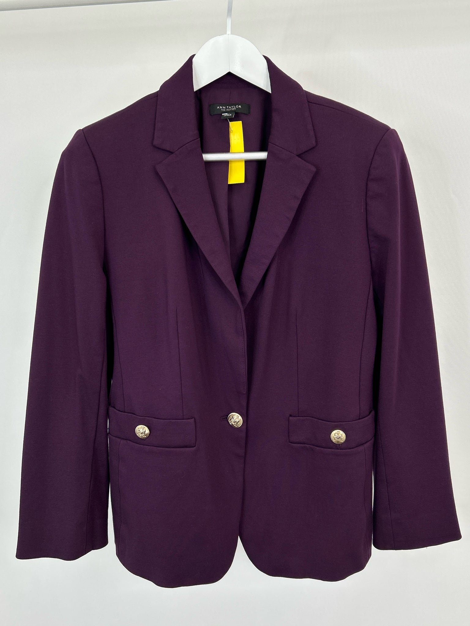 ANN TAYLOR Size 10 Purple Women Blazer