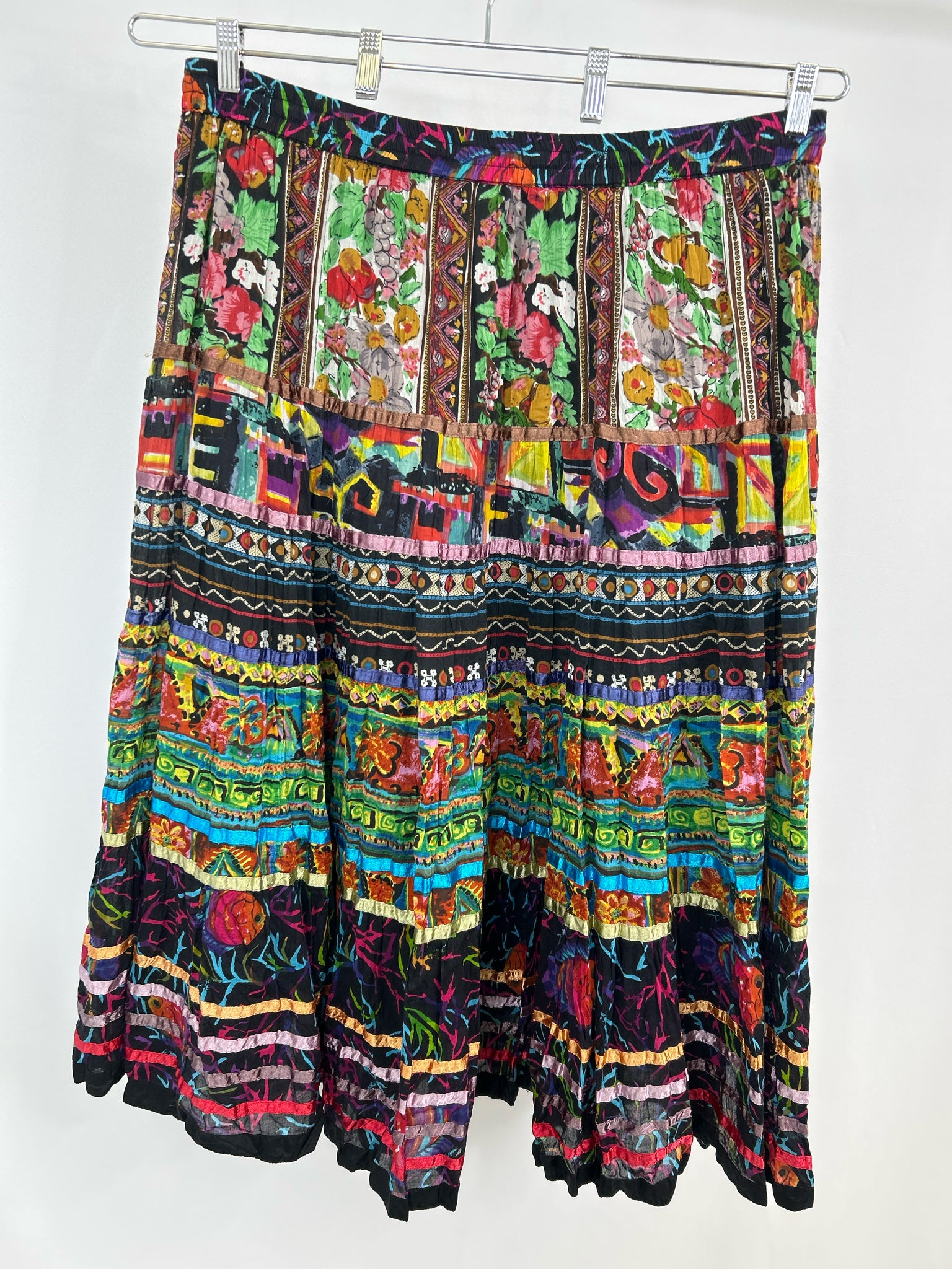 TRAVEL SMITH Size 2X Multi-Color Women Skirt
