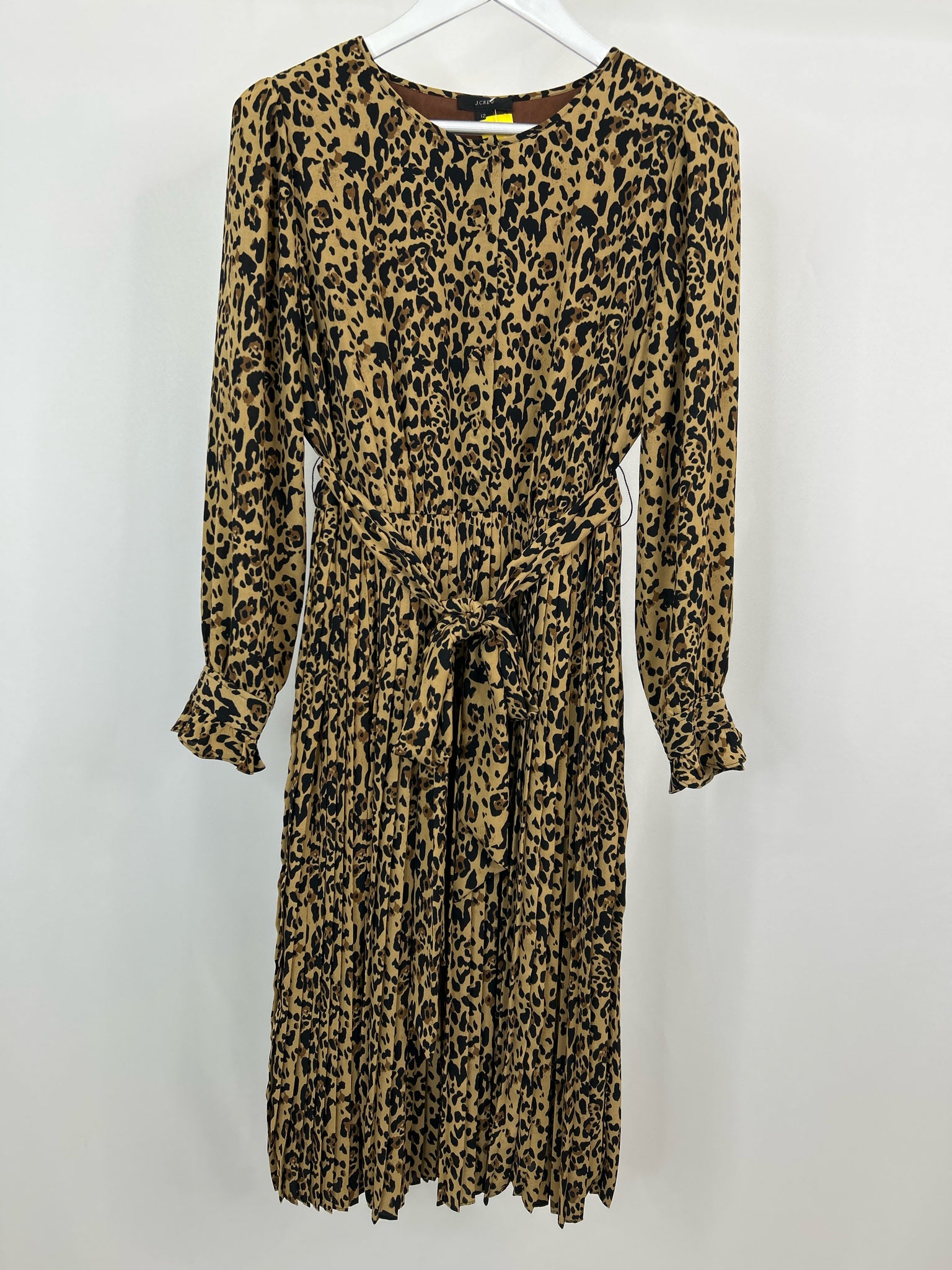 J CREW Size 12 BEIGE AND BLACK Women Dress