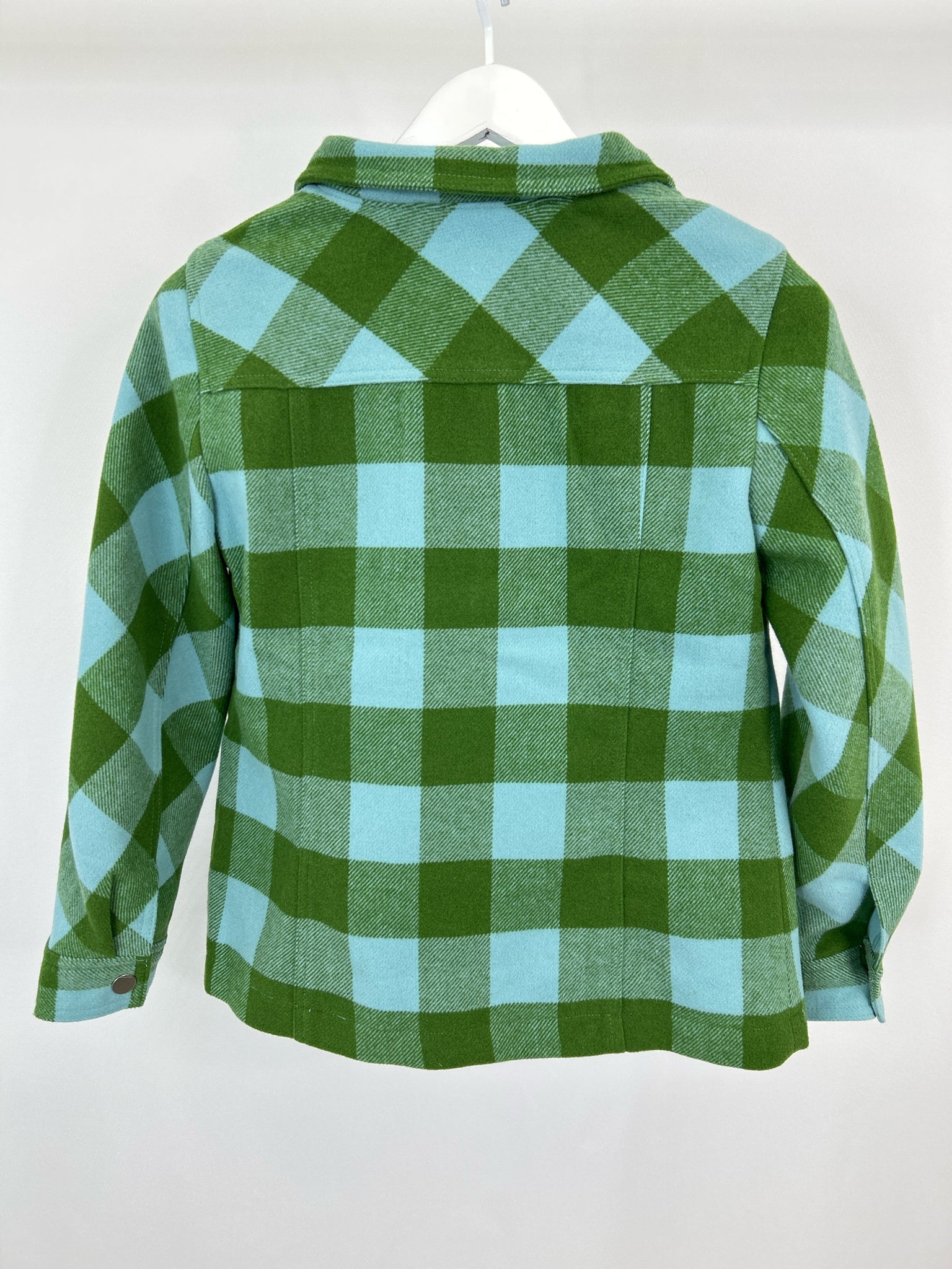 TALBOTS Size P Green and Blue Women Jacket