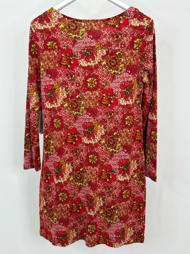 HABITAT Women Size S Red Print Dress