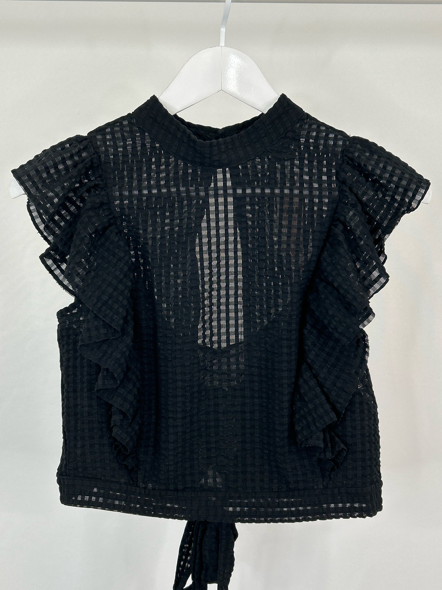 MAEVE Size M Black Women Top NWT