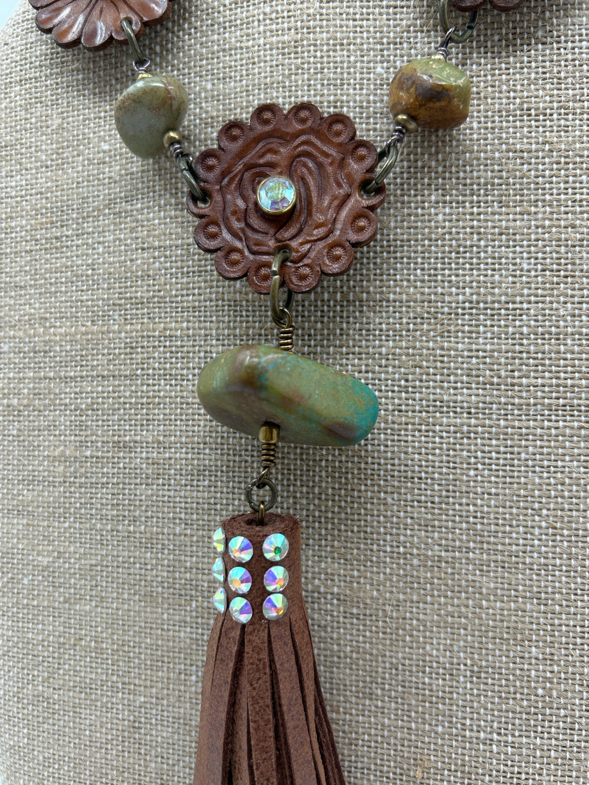 ART BY AMY Brown Necklace