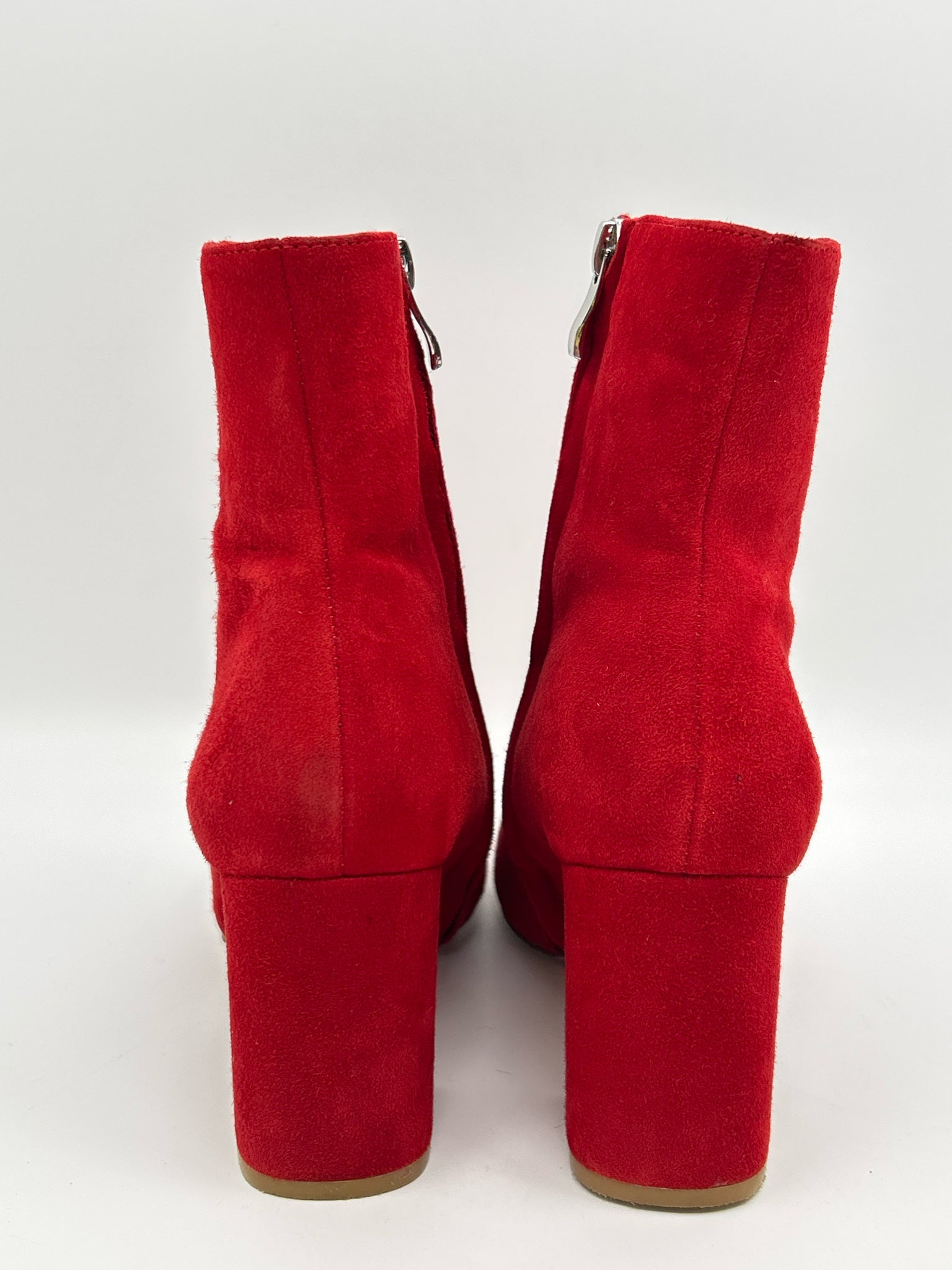 HALOGEN Size 8M Red Women Booties