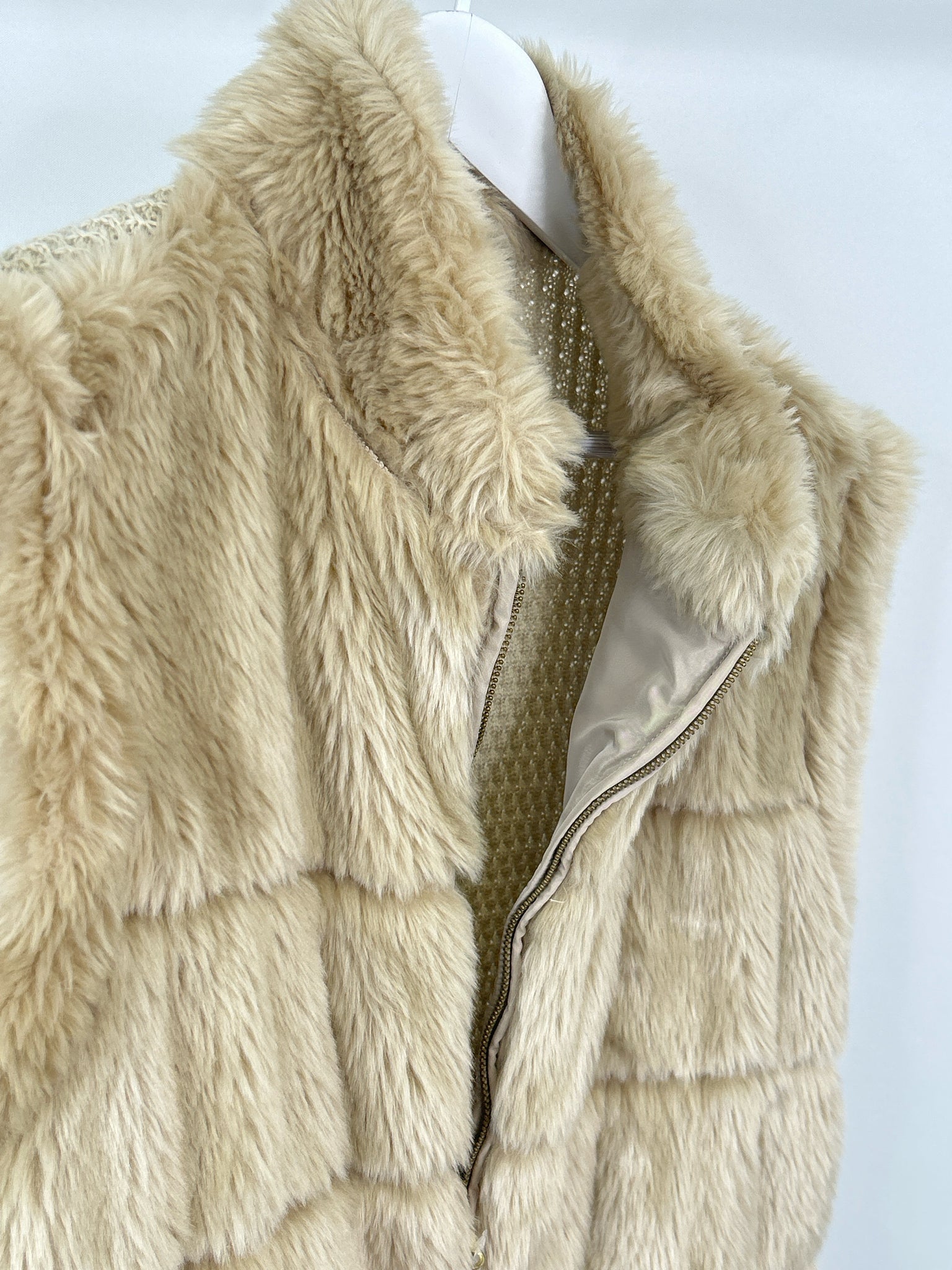 BAGATELLE Size L/XL Beige Women Vest