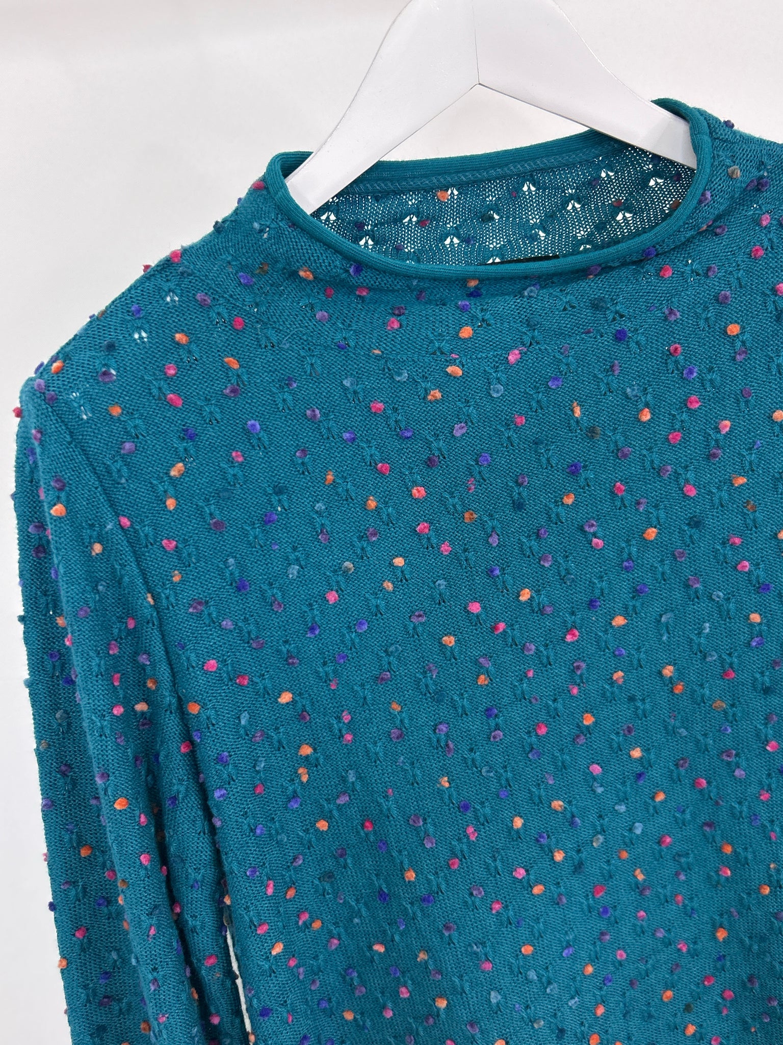 OLIVIA BY HABITAT CLOTHES Size S Teal Women Sweater