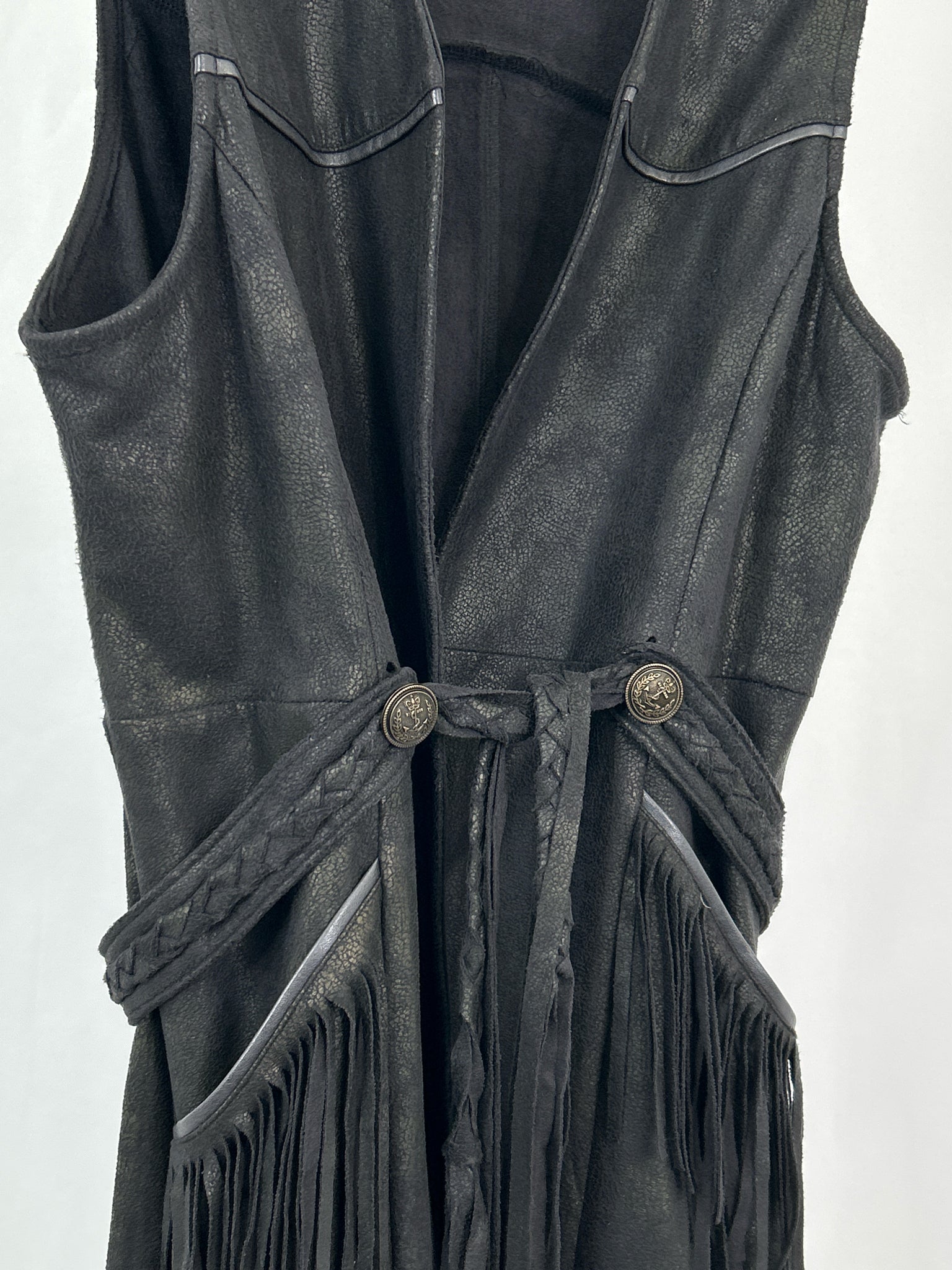 VOCAL Size XL Black Women Vest