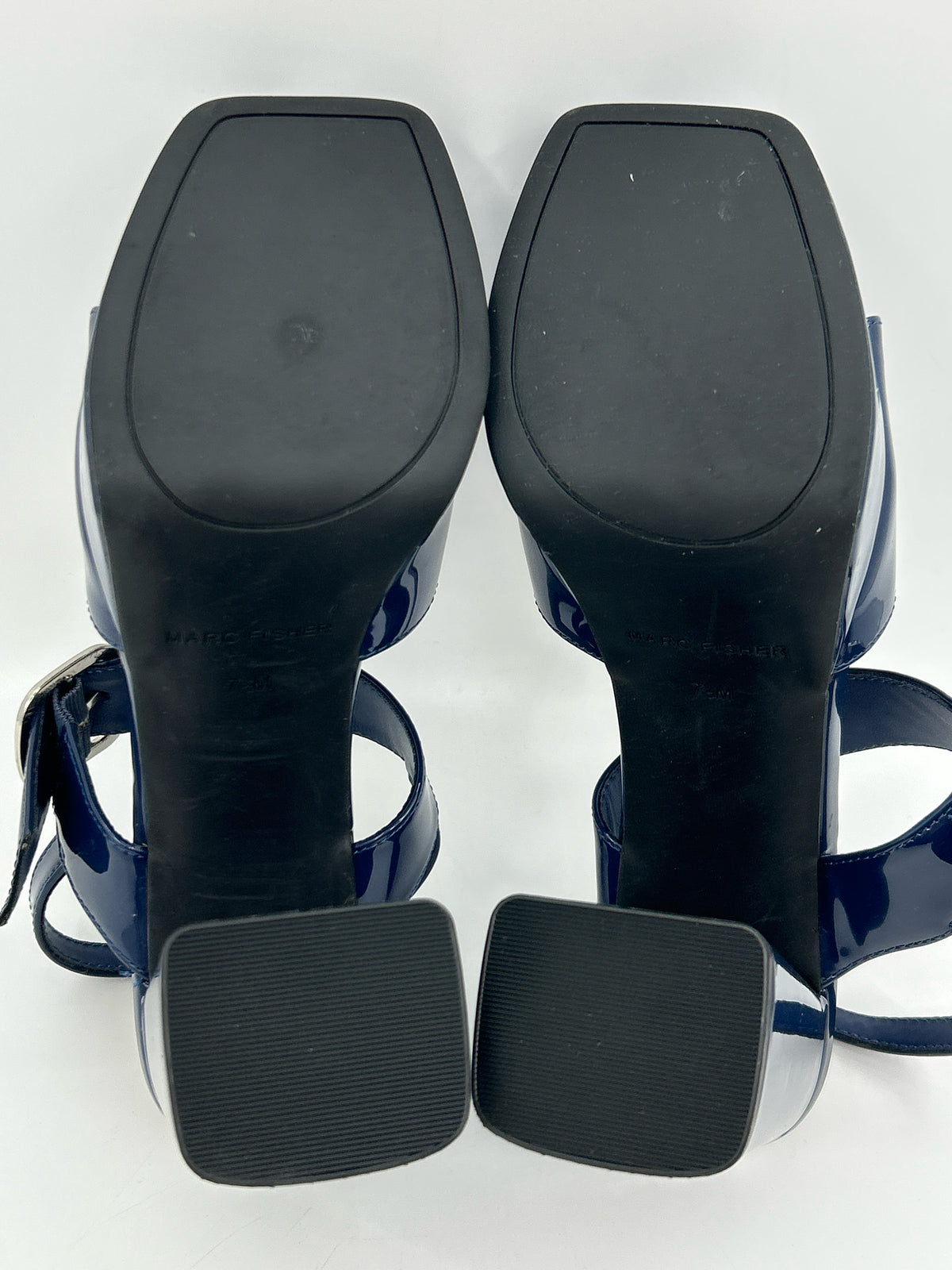 MARC FISHER Size 7.5 Blue Women Sandal
