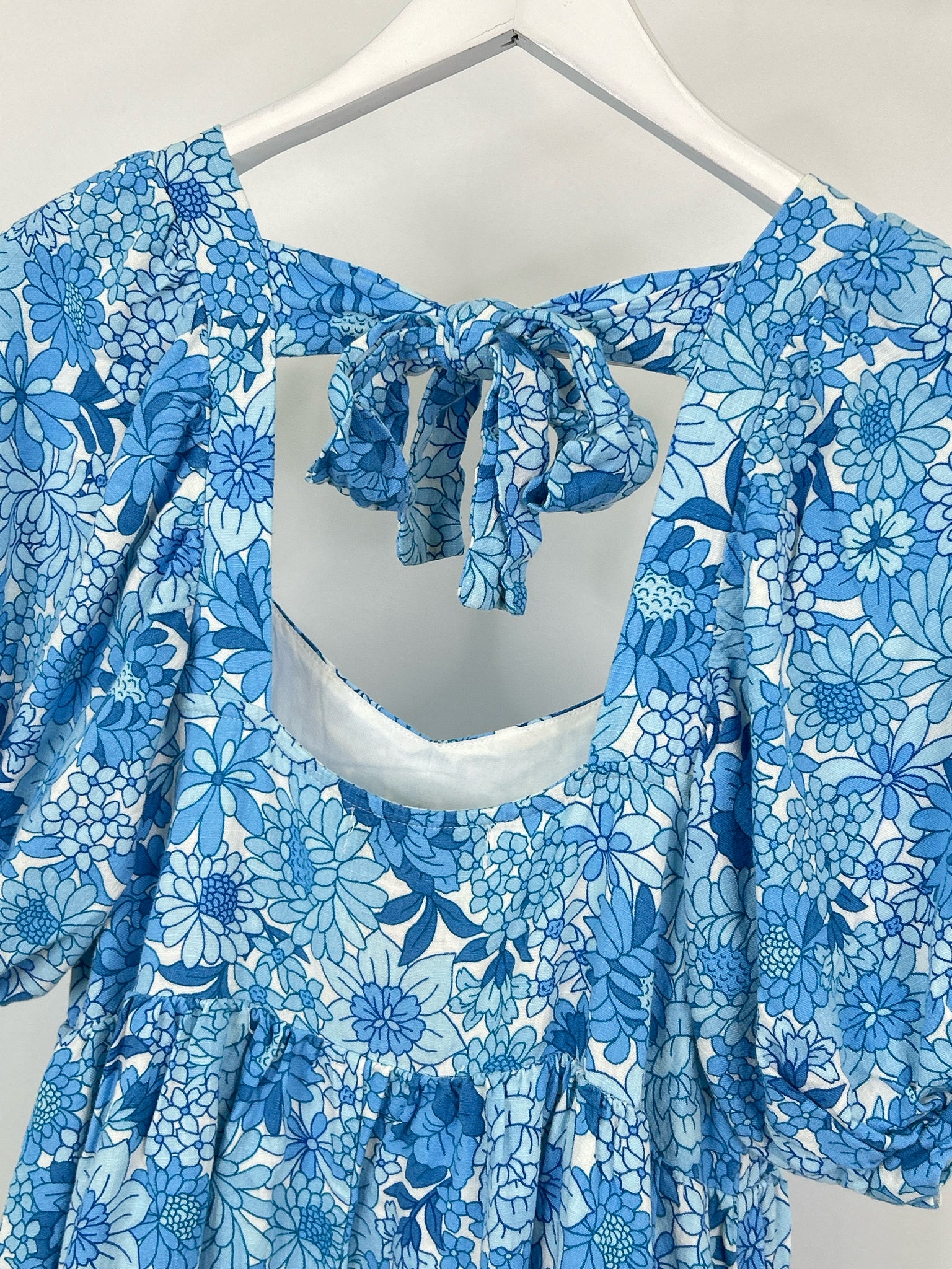 Petal & Pup Size M Blue Print Women Dress