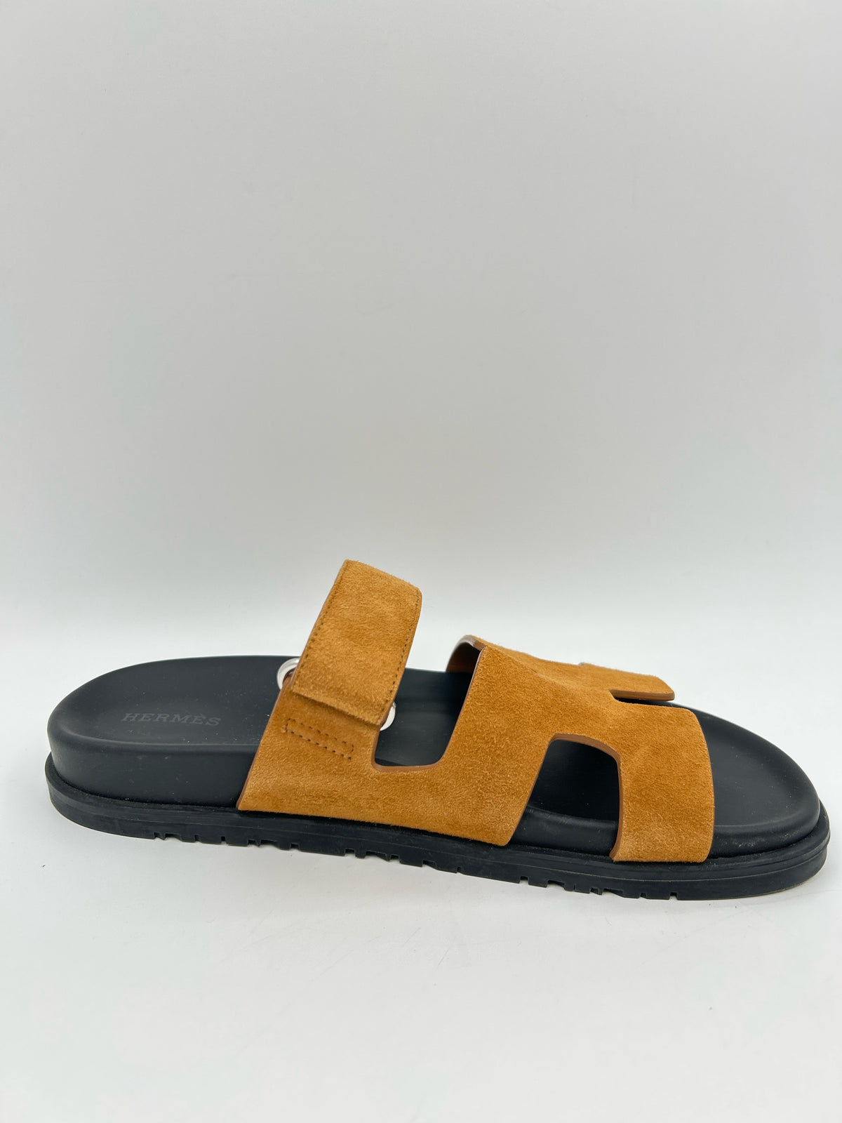 HERMÈS Size 38.5 Brown Women Sandal