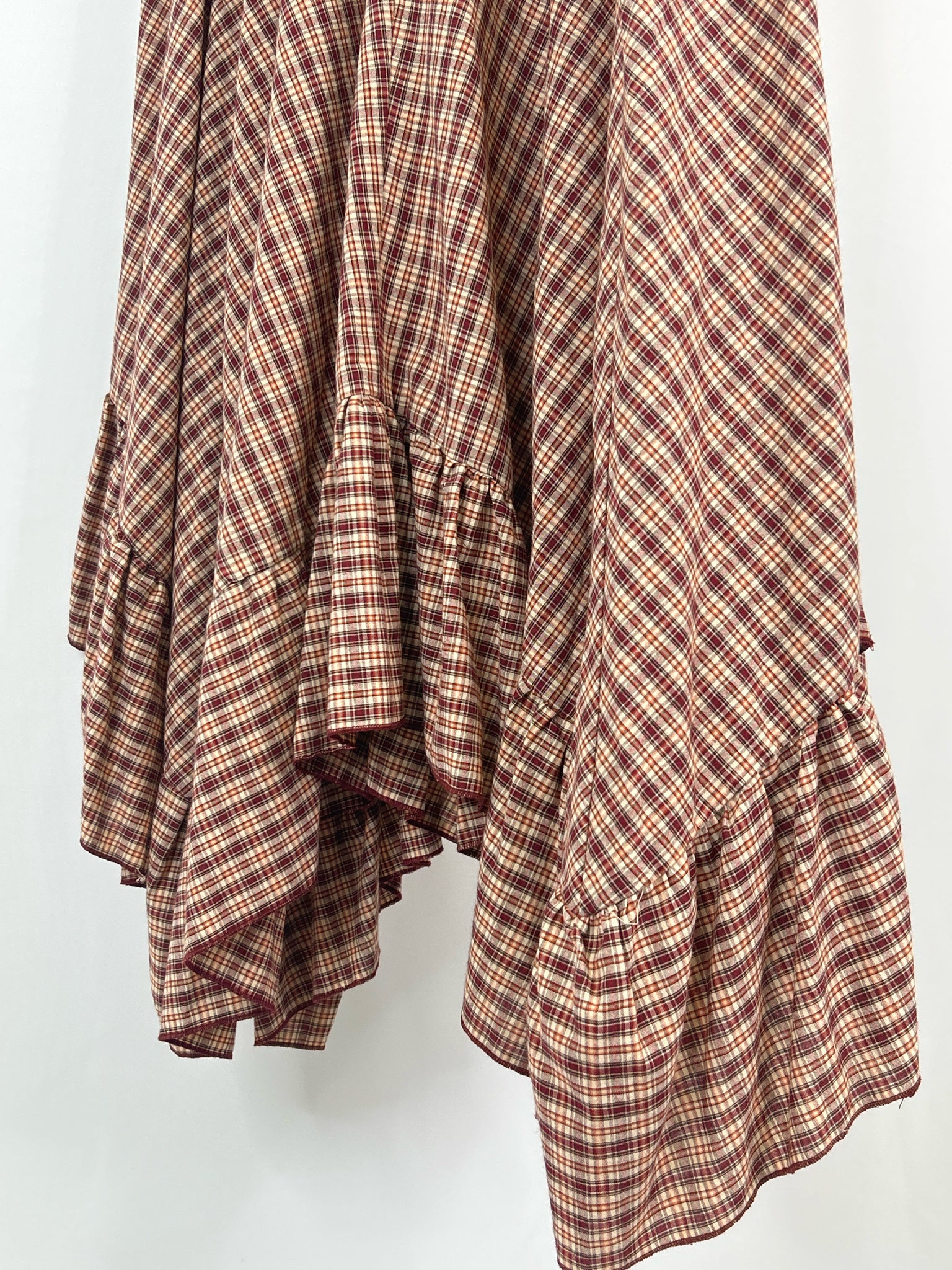 EASEL Size M Brown and Red Women Skirt