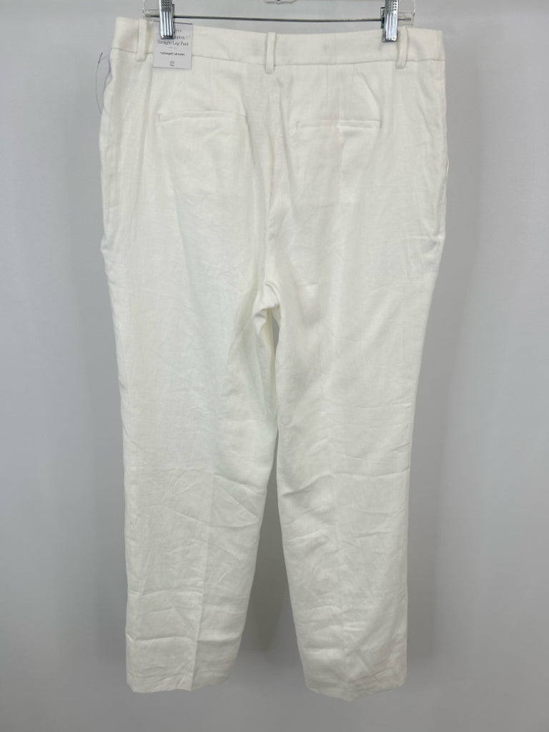 TALBOTS Size 12 White Women's Pants