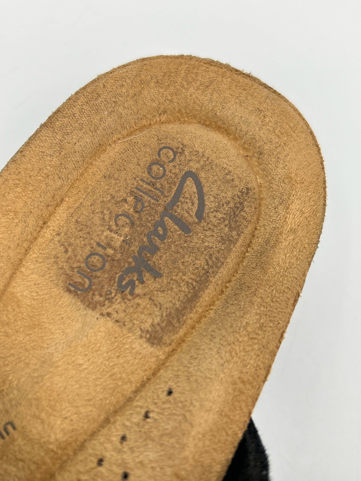 CLARKS Size 8.5 Black & Brown Women Sandal