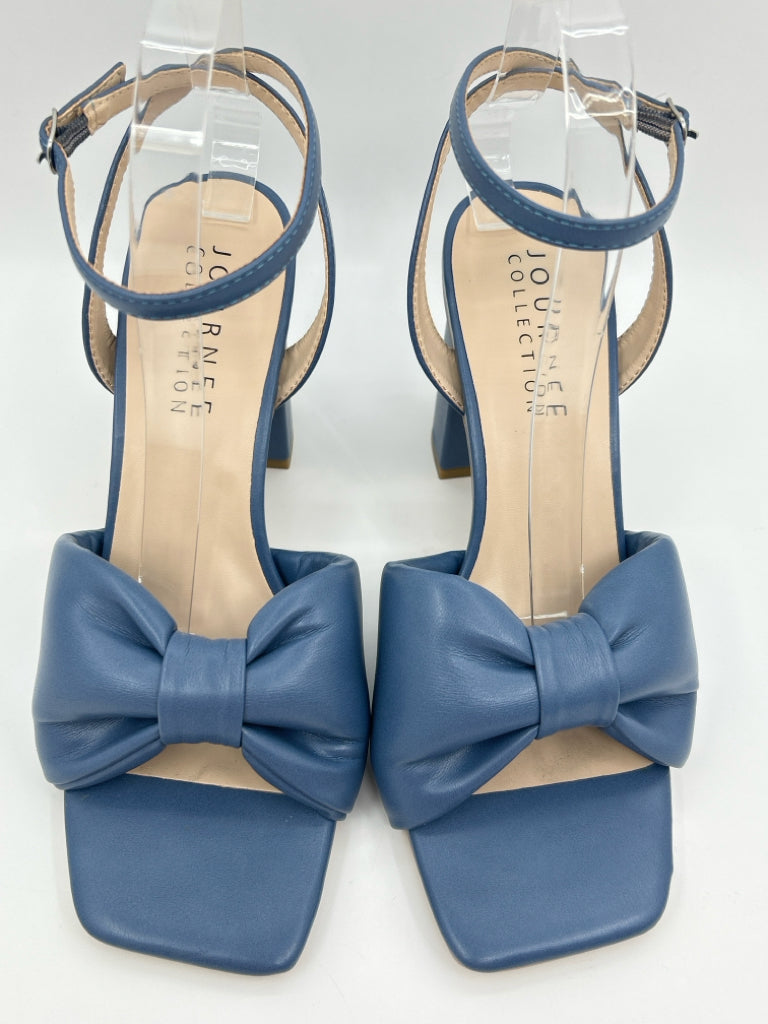 JOURNEE COLLECTION Size 9.5 Blue Women's Sandal
