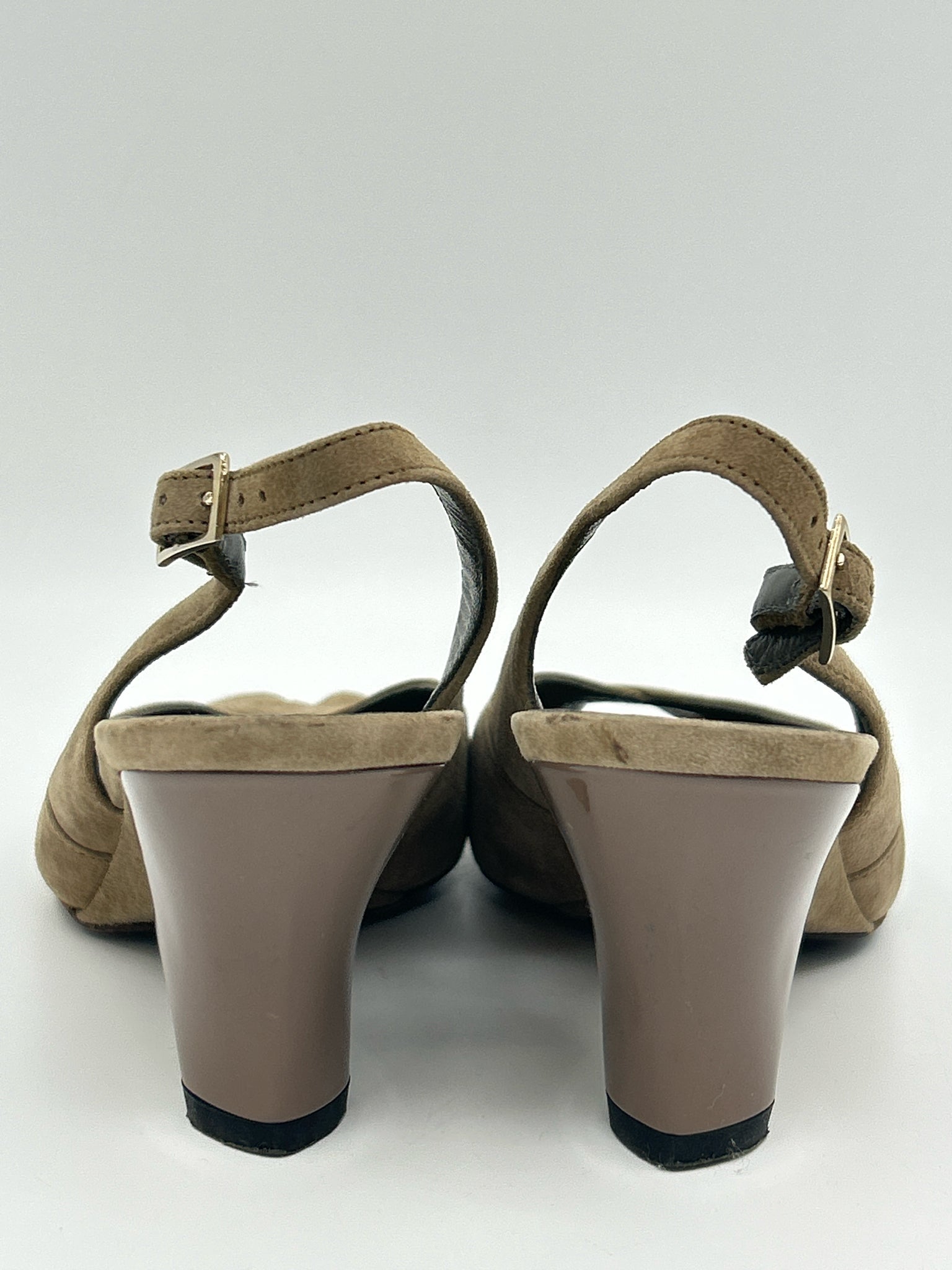 BRUNO MAGLI Size 37.5 Taupe Women Pumps
