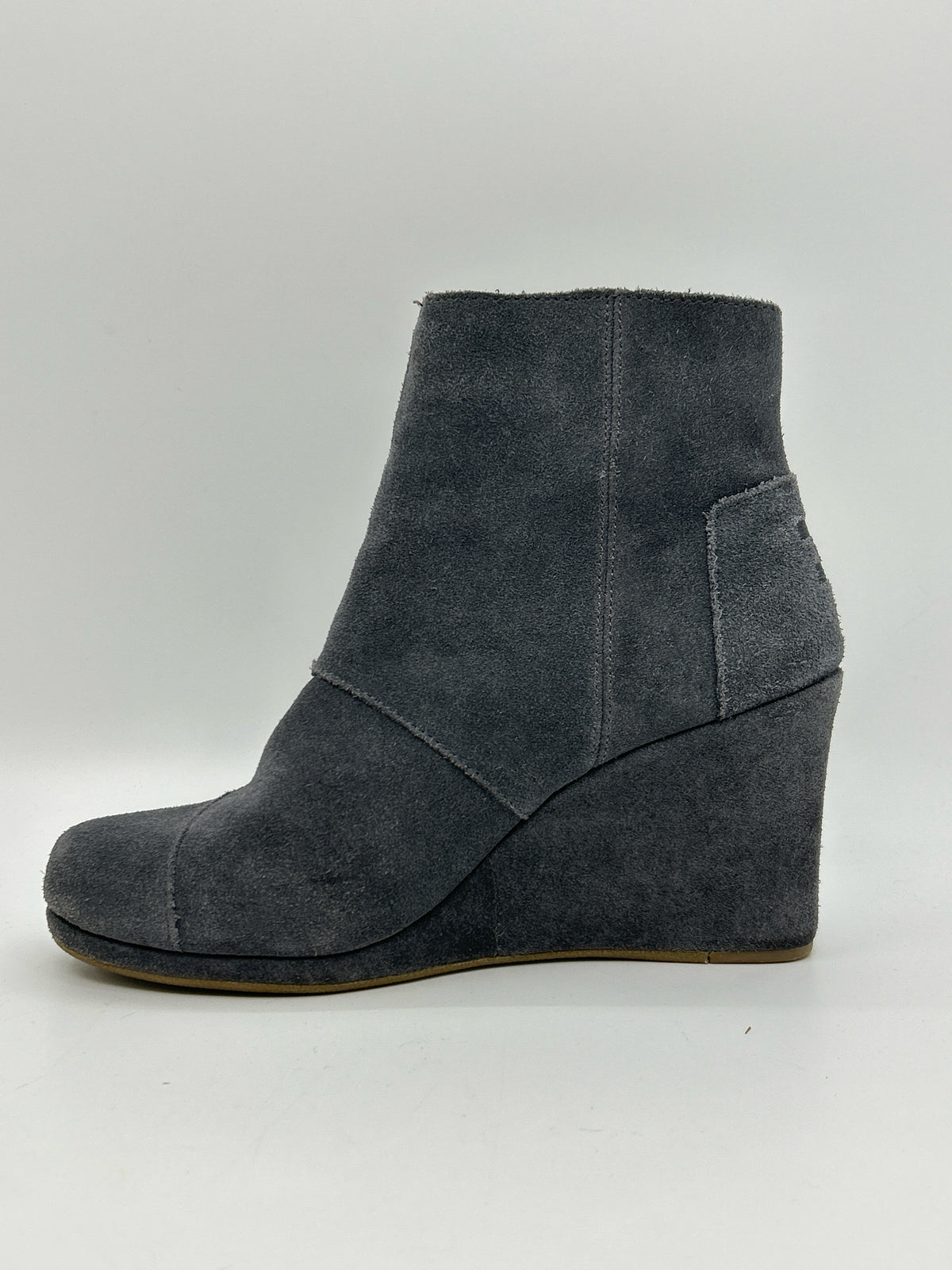 TOMS Size 9 Grey Women Booties