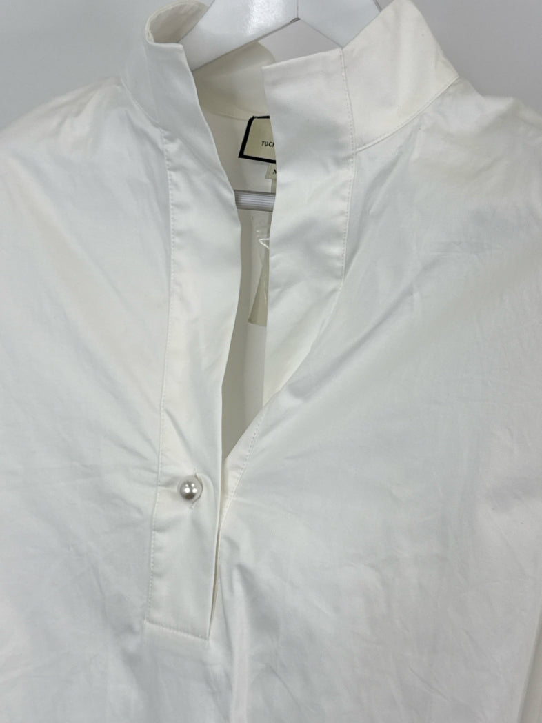 TUCKERNUCK NWT Size M White Women Tunic