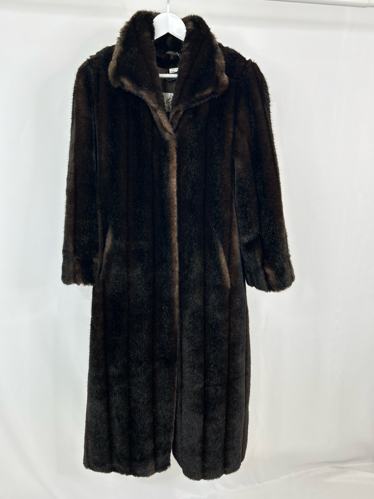 COUTURE HELENE' Size 8 Brown Women Coat