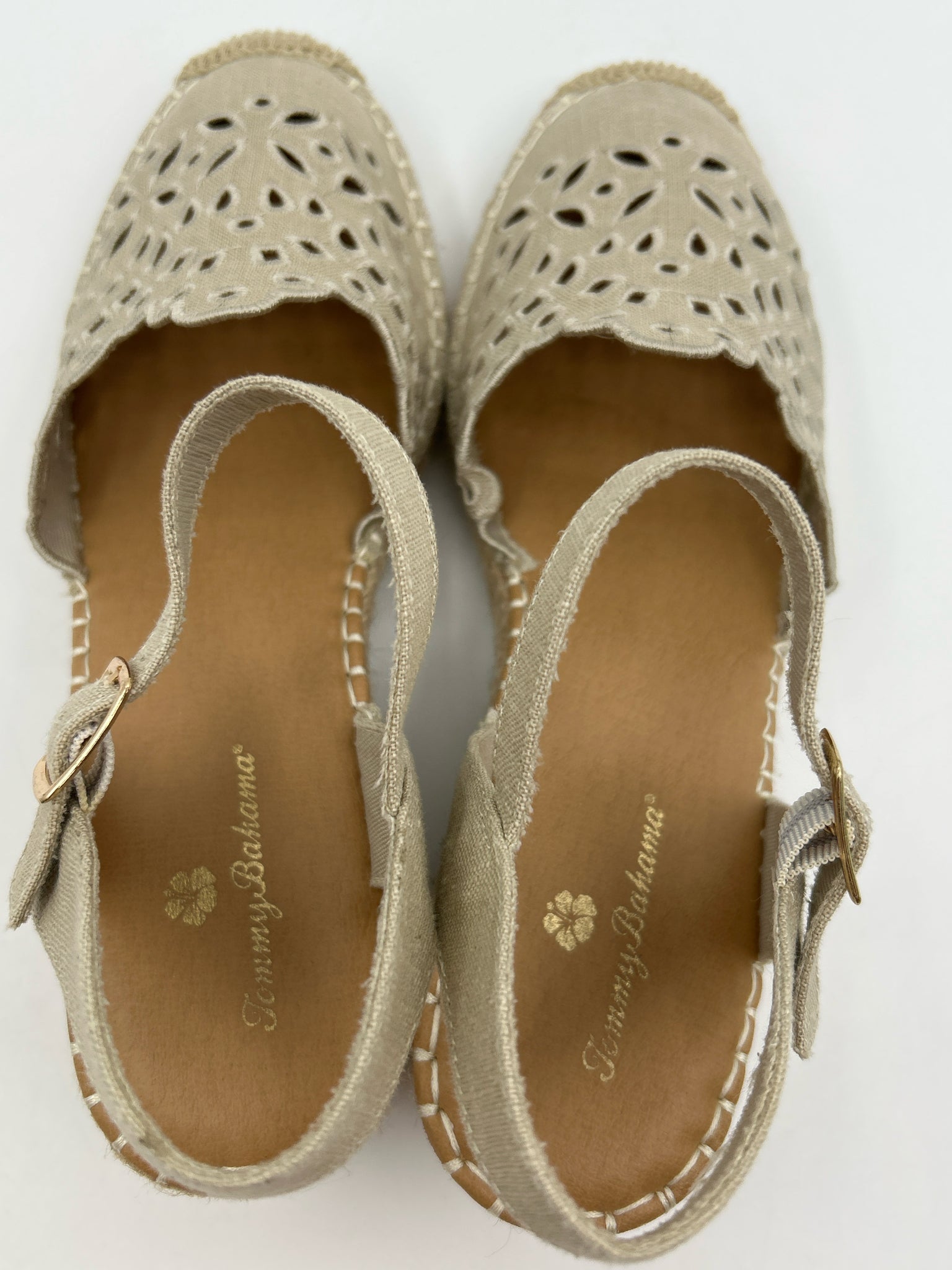 TOMMY BAHAMA Size 8.5M Beige Women Sandal