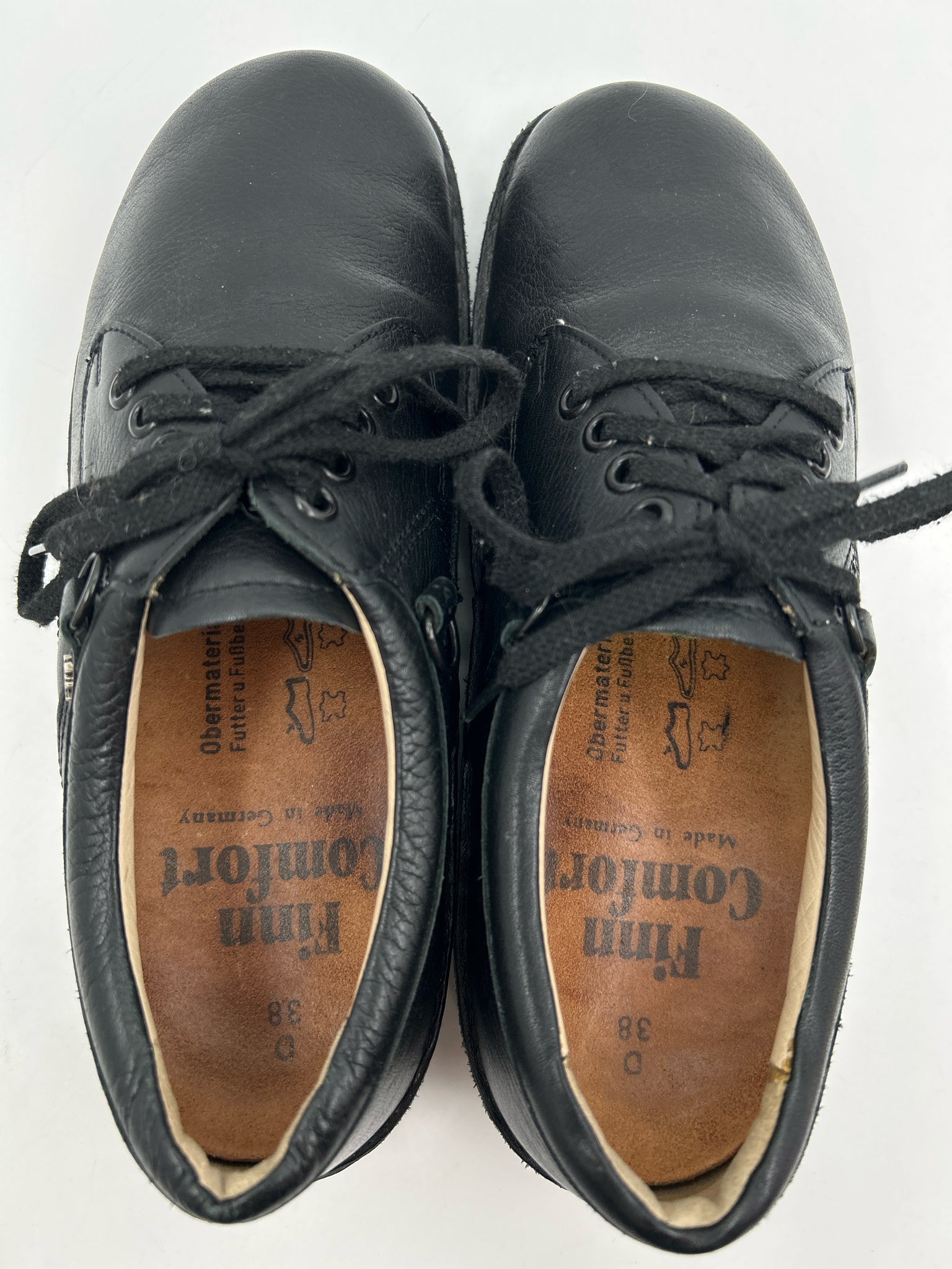 FINN COMFORT Size 38/8 Black Women Shoes