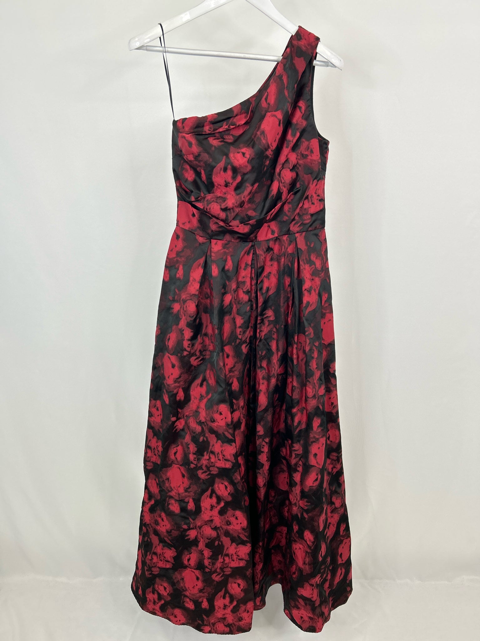 SLATE & WILLOW Size 10 Red & Black Women Dress