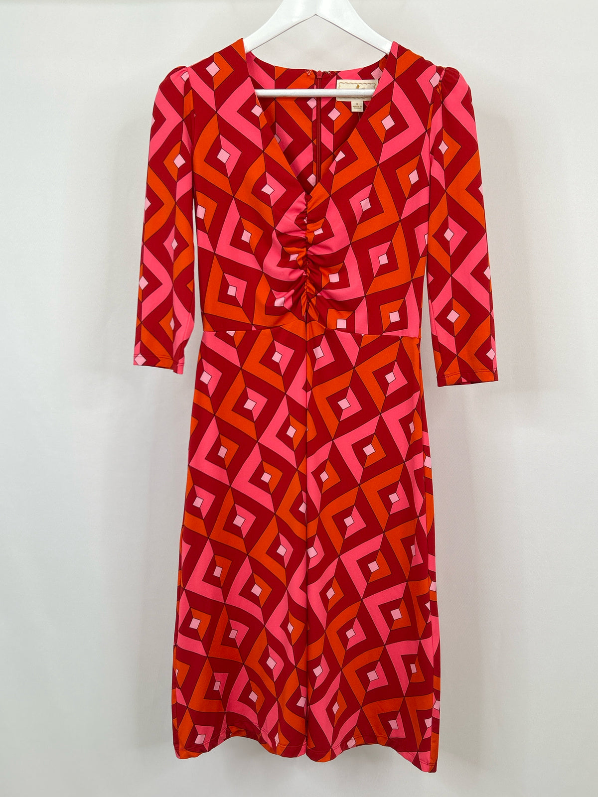Flora Bea Size S ORANGE AND PINK Women Dress