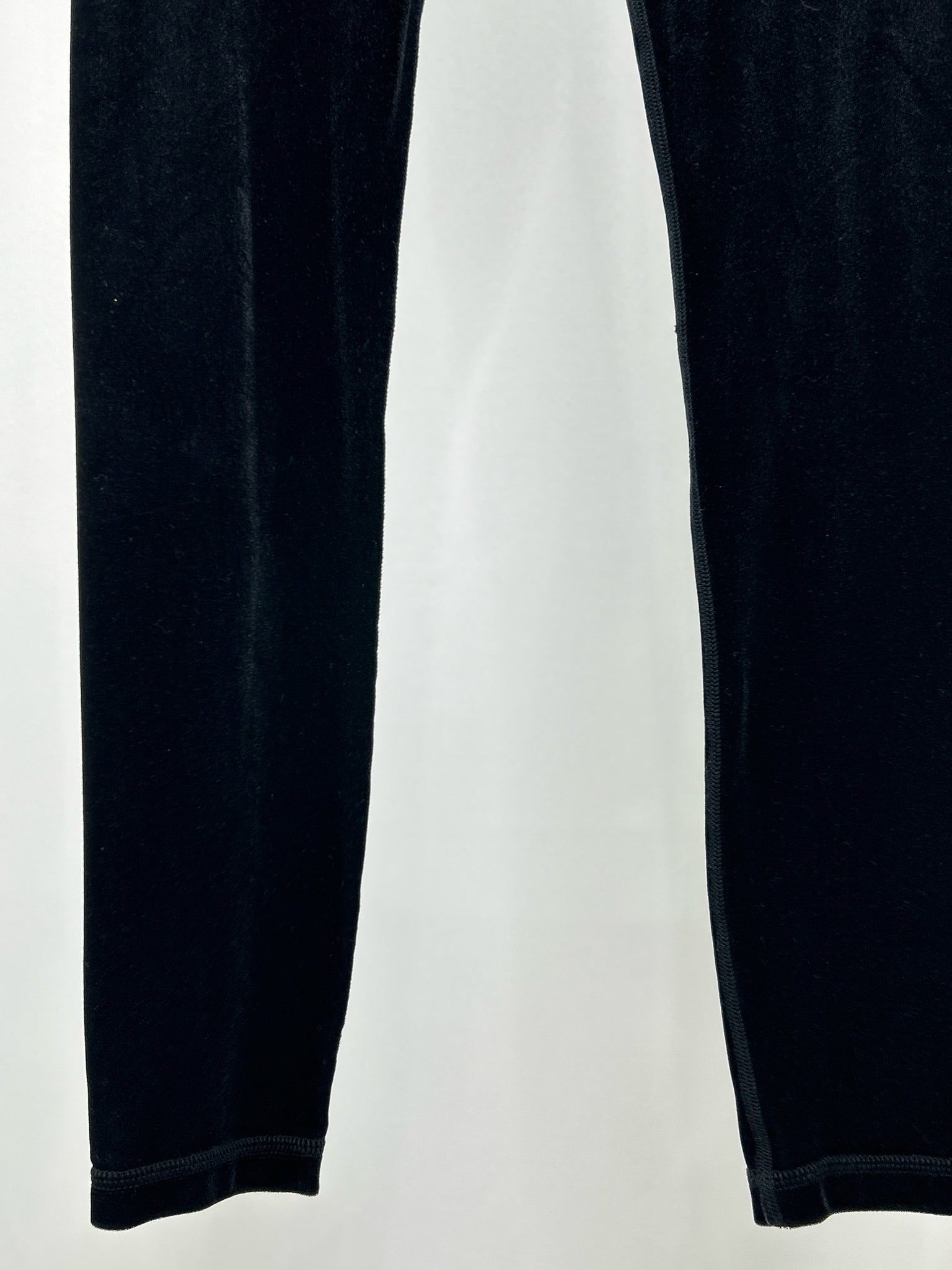 ATHLETA Size S Black Velvet Women Legging NWT