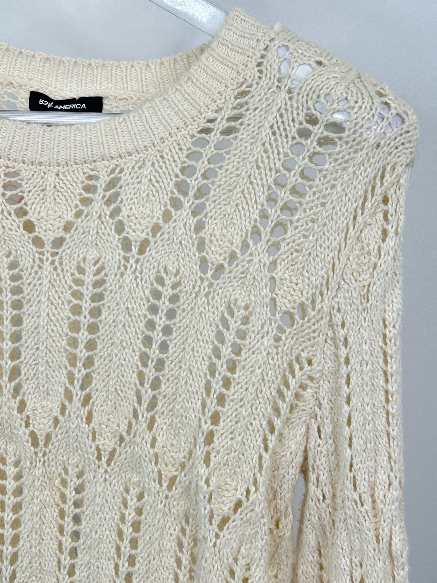 525 AMERICA Size XS Ivory Women Sweater