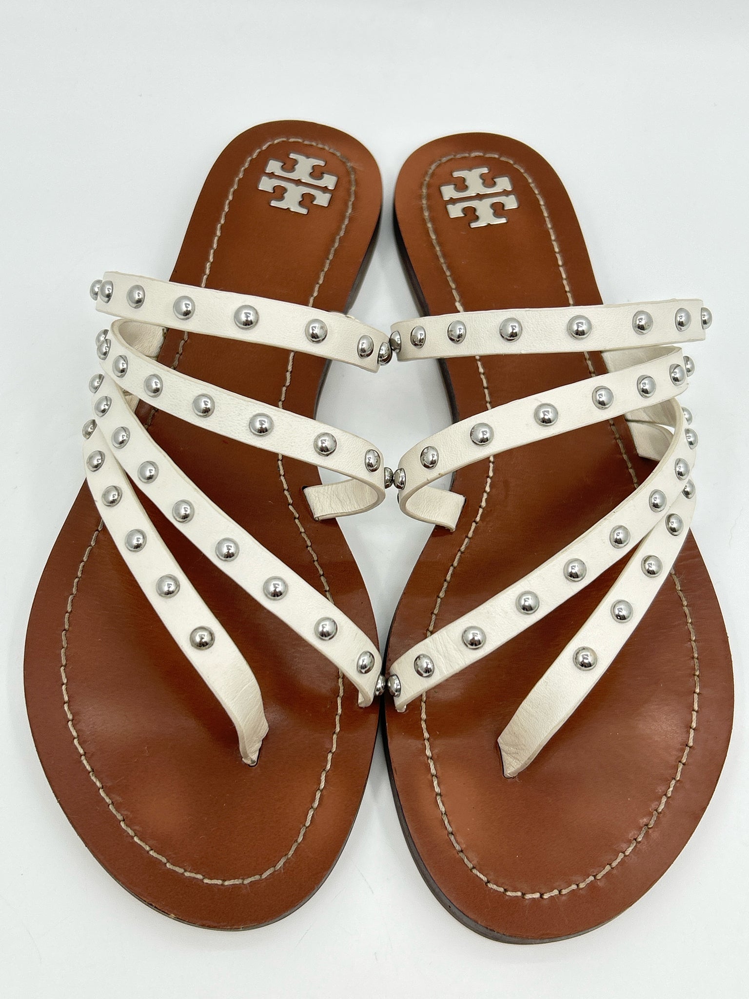 TORY BURCH Size 9M Ivory Women Sandal