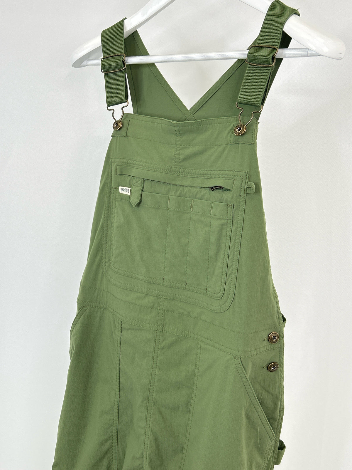 DULUTH TRADING COMPANY Size L ARMY GREEN Women Overall