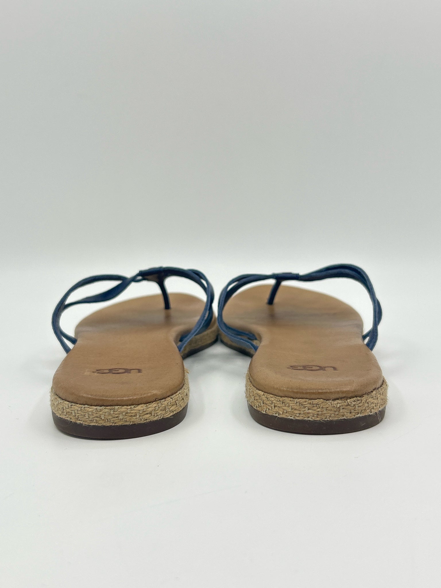 UGG Size 9 BLUE & BROWN Women Sandal