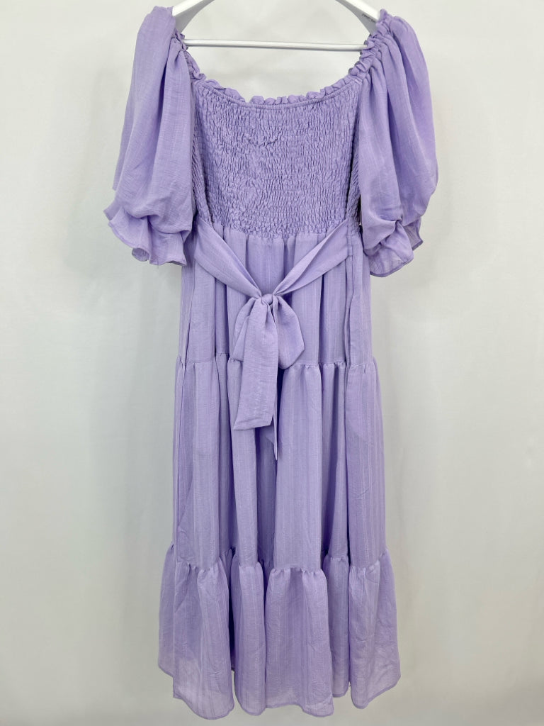 &MERCI Women Size L Lavender Dress