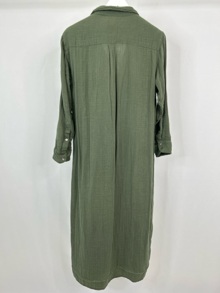 NATURAL LIFE Women Size M OLIVE Dress