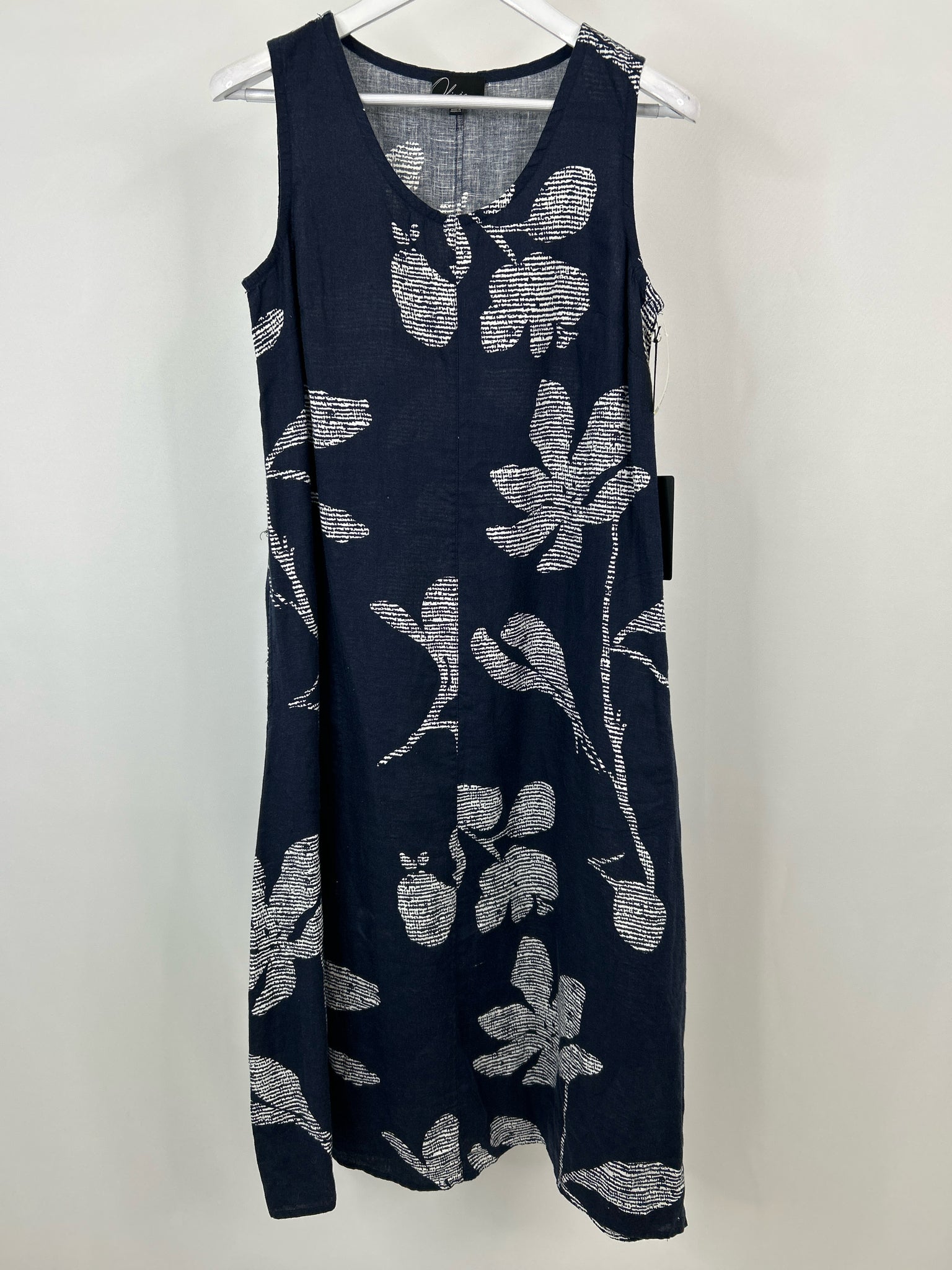 OLIVIA BY HABITAT CLOTHES Size S NAVY AND WHITE Women Dress