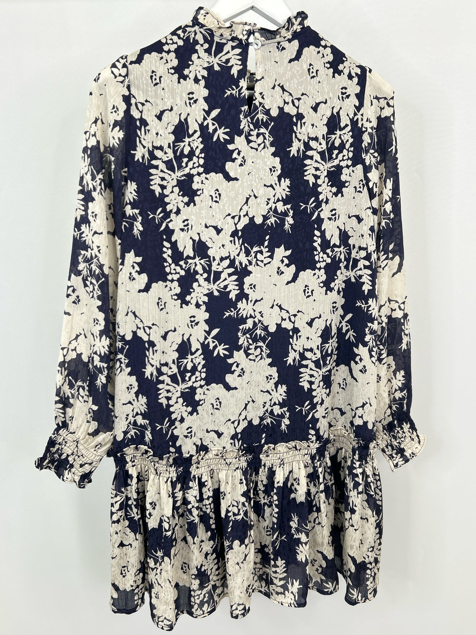 PINCH Size M Navy Print Women Dress
