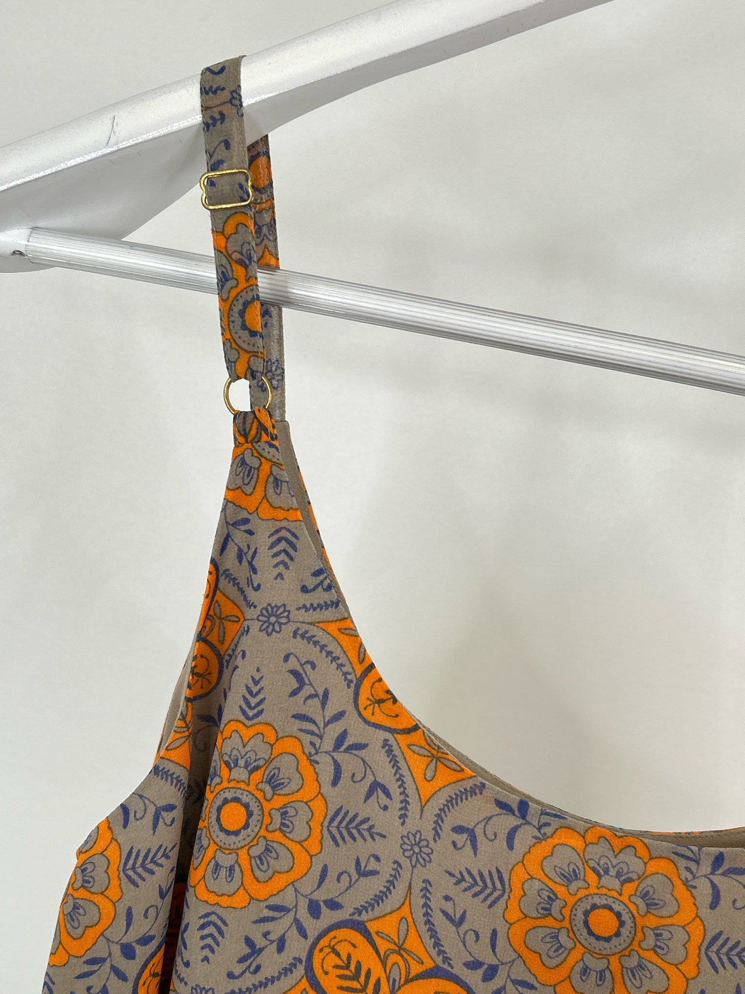 CABI Size S Taupe Print Women Tank Top