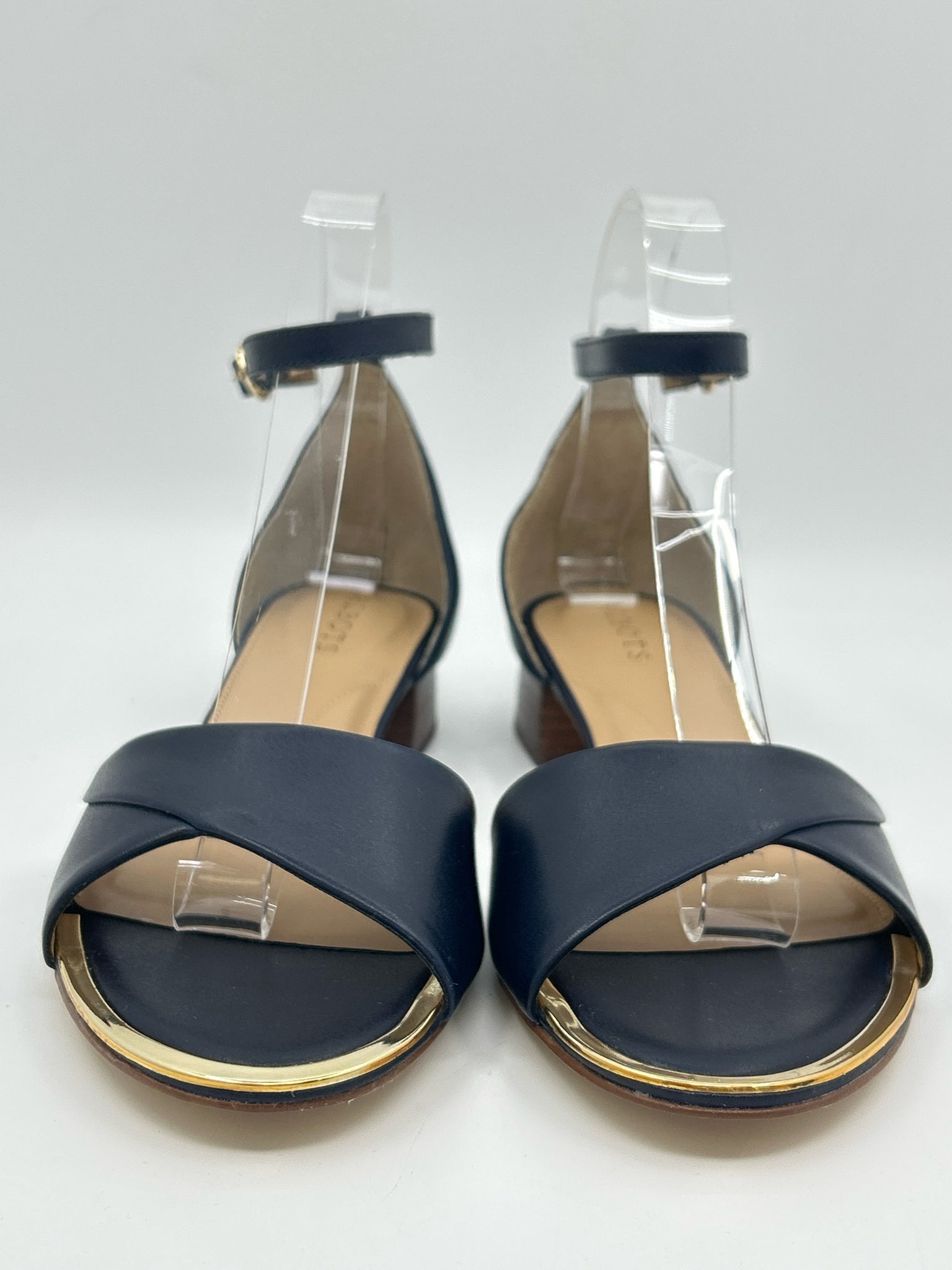 TALBOTS Size 8M Navy Women Sandal