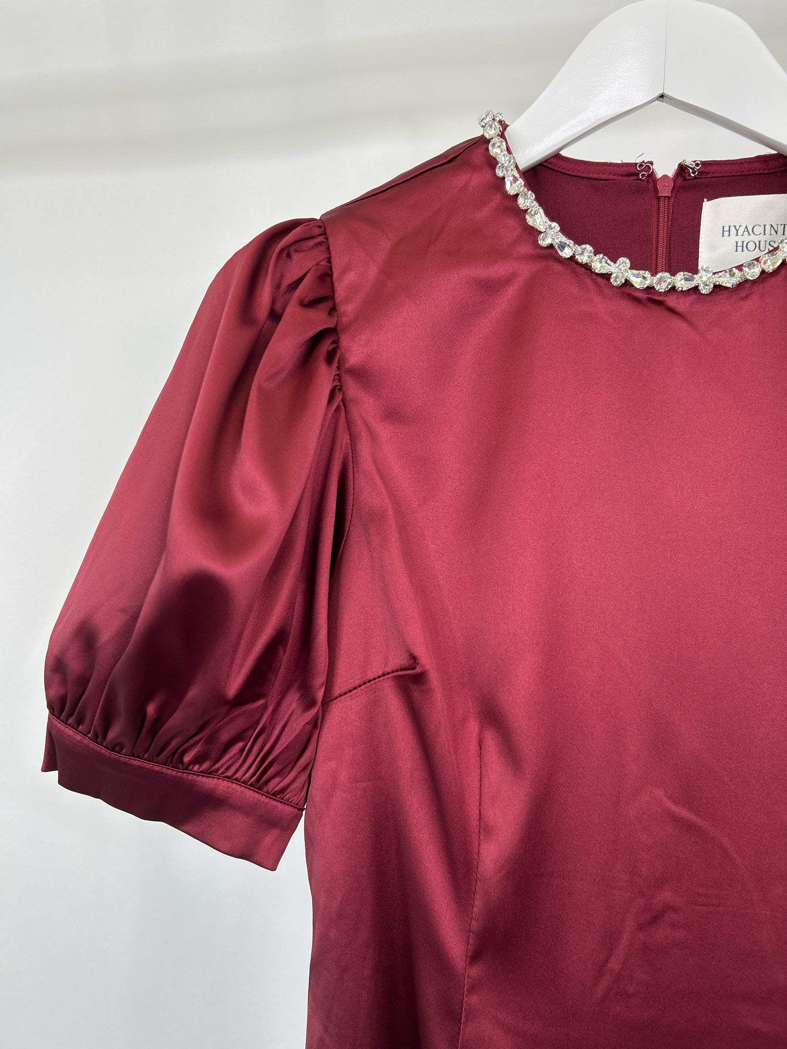 Hyacinth House Size S Burgundy Women Dress