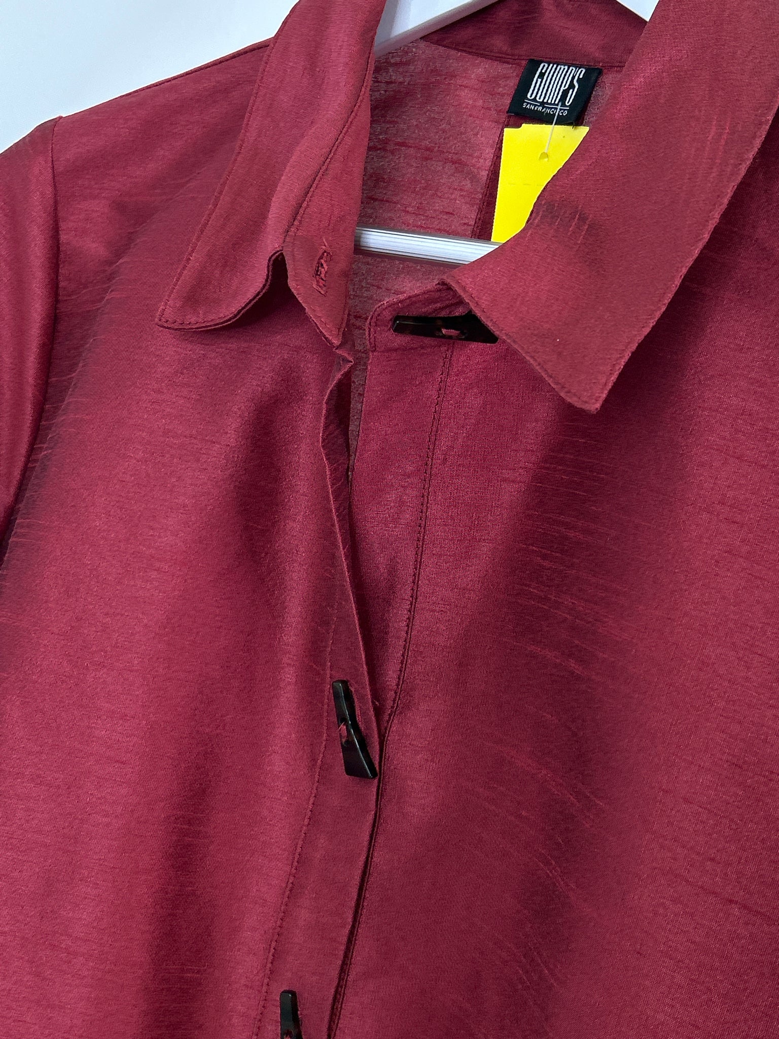 GUMP'S SAN FRANCISCO Size XL Red Women Blouse