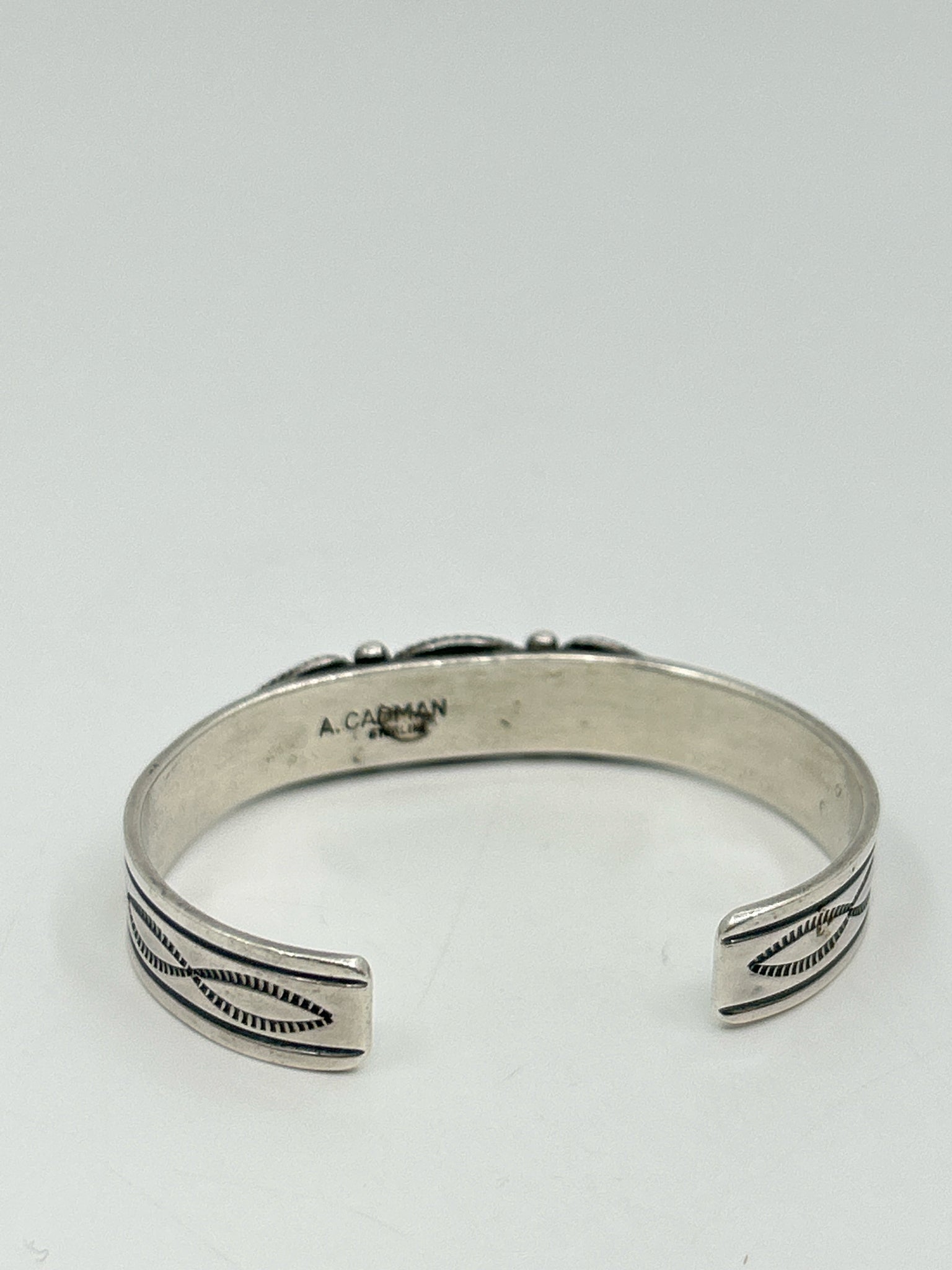 ANDY CADMAN SILVER AND TURQUOISE Bracelet