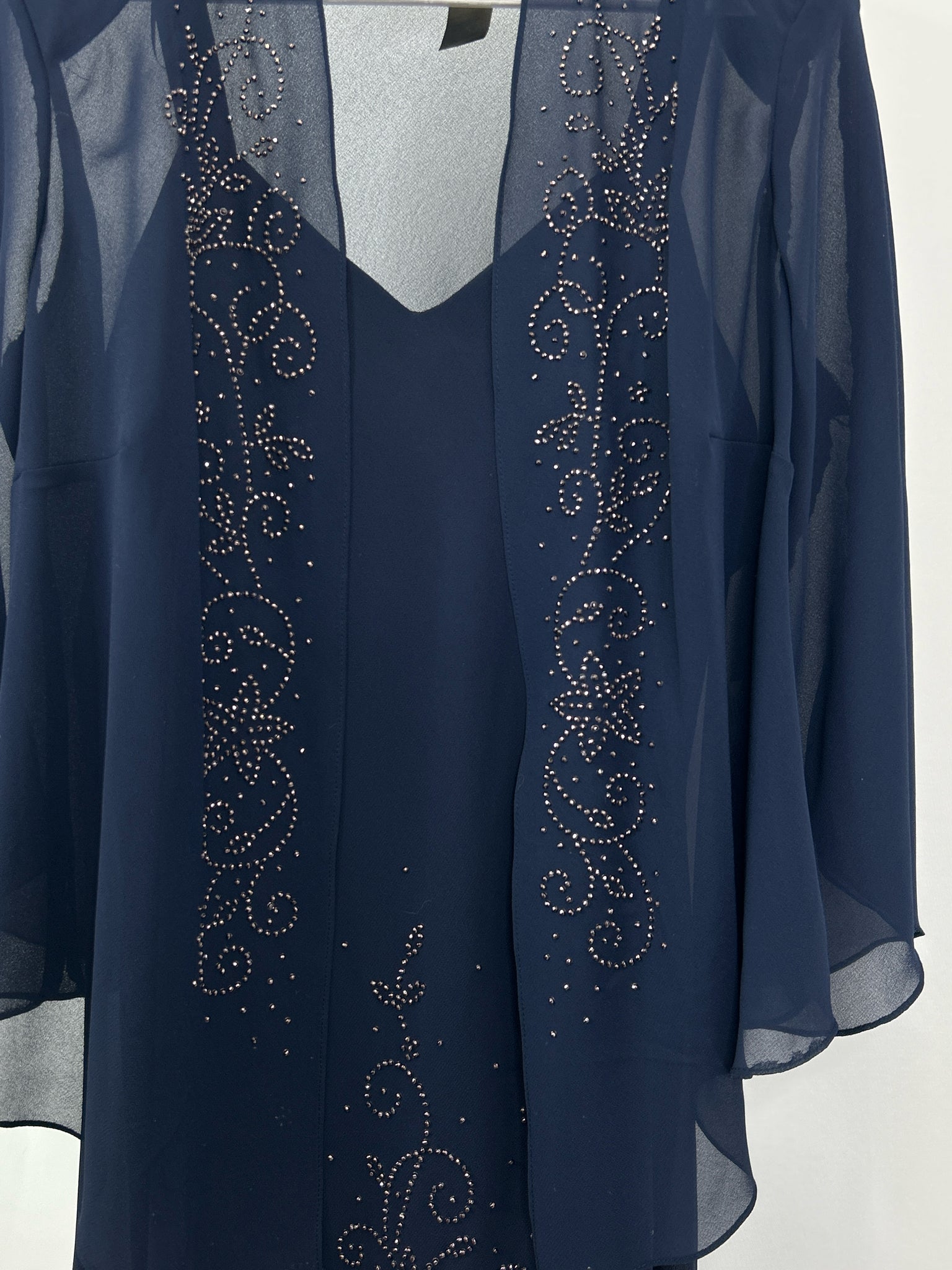 R & M RICHARDS Size 20W Navy Women 2-Piece w/dress