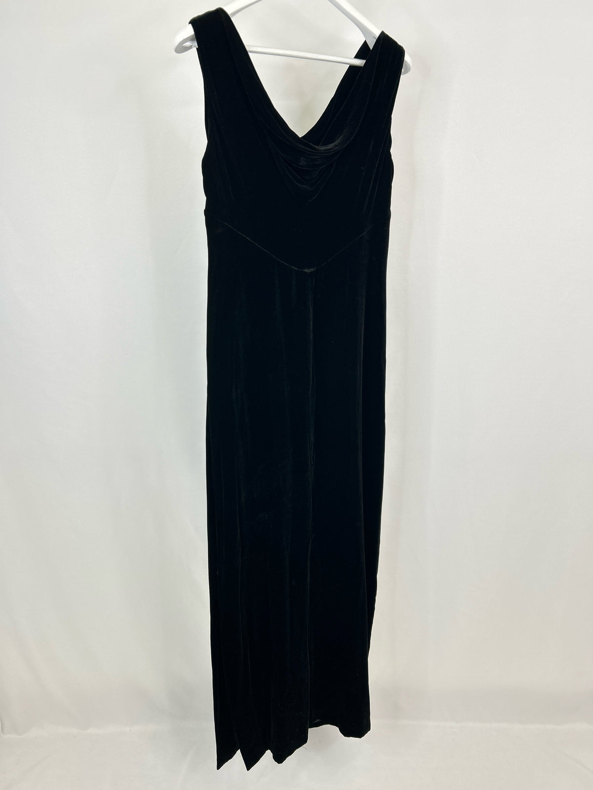 BROOKS BROTHERS Size 12 Black velvet Women Dress