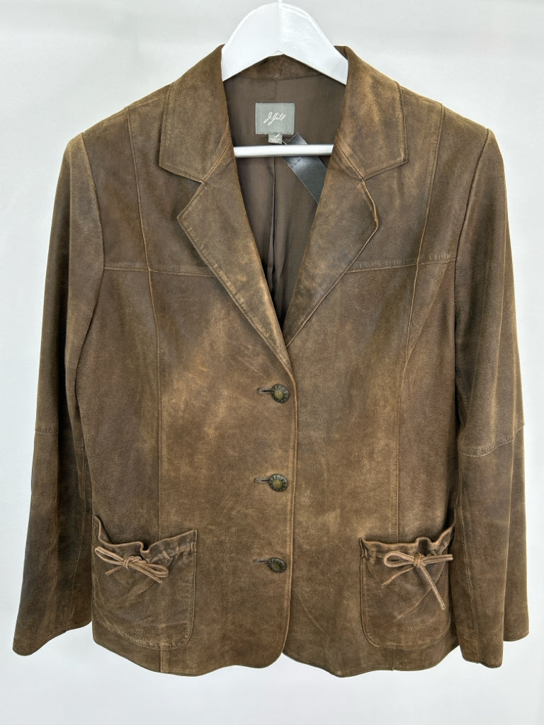 J JILL Women Size L Brown Jacket