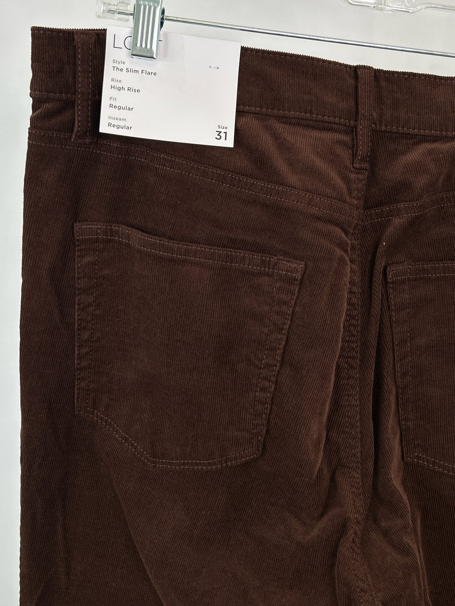 LOFT Size 31/12 Brown Women Pants