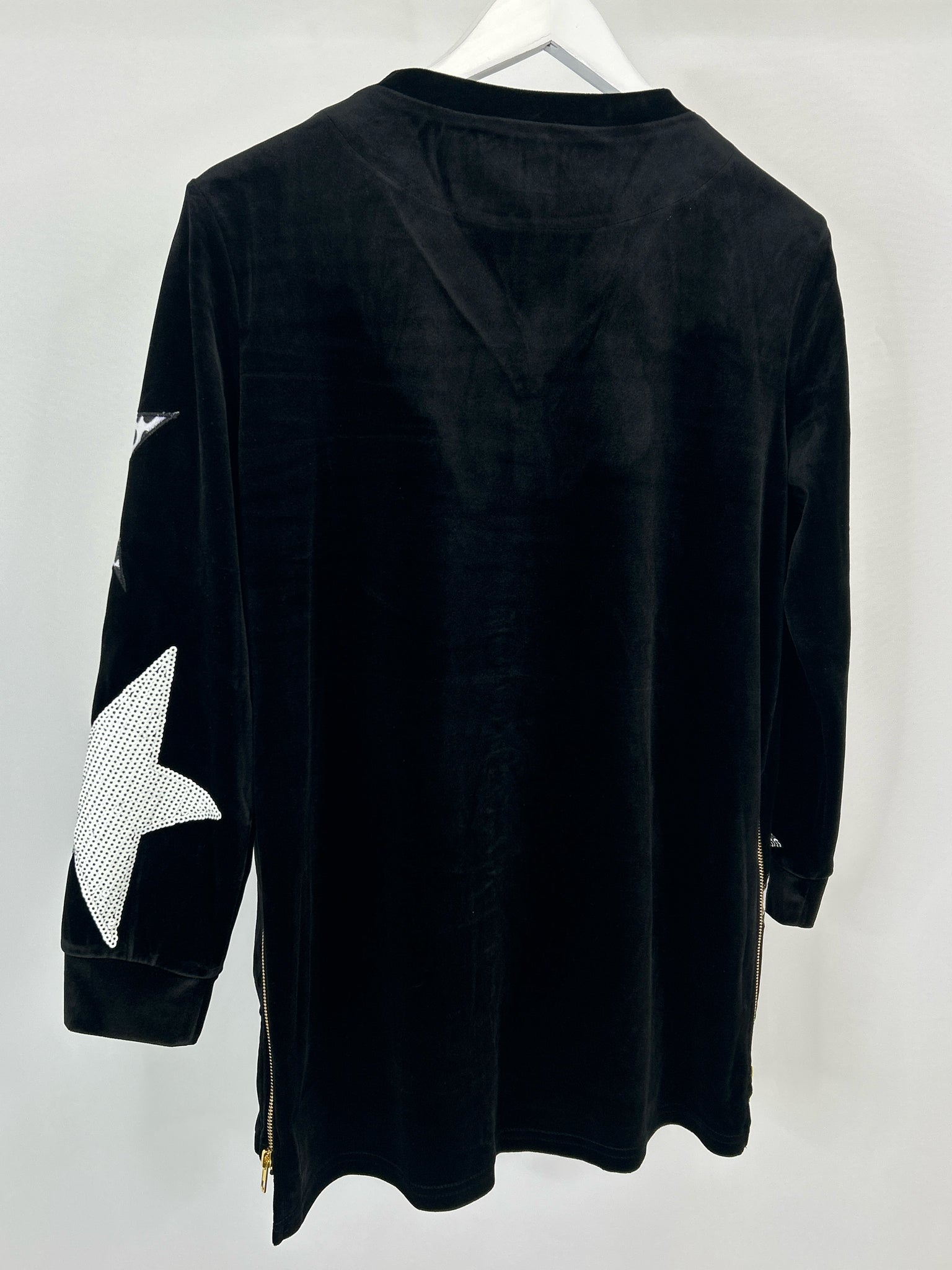 BEREK Size M Black Women Pullover