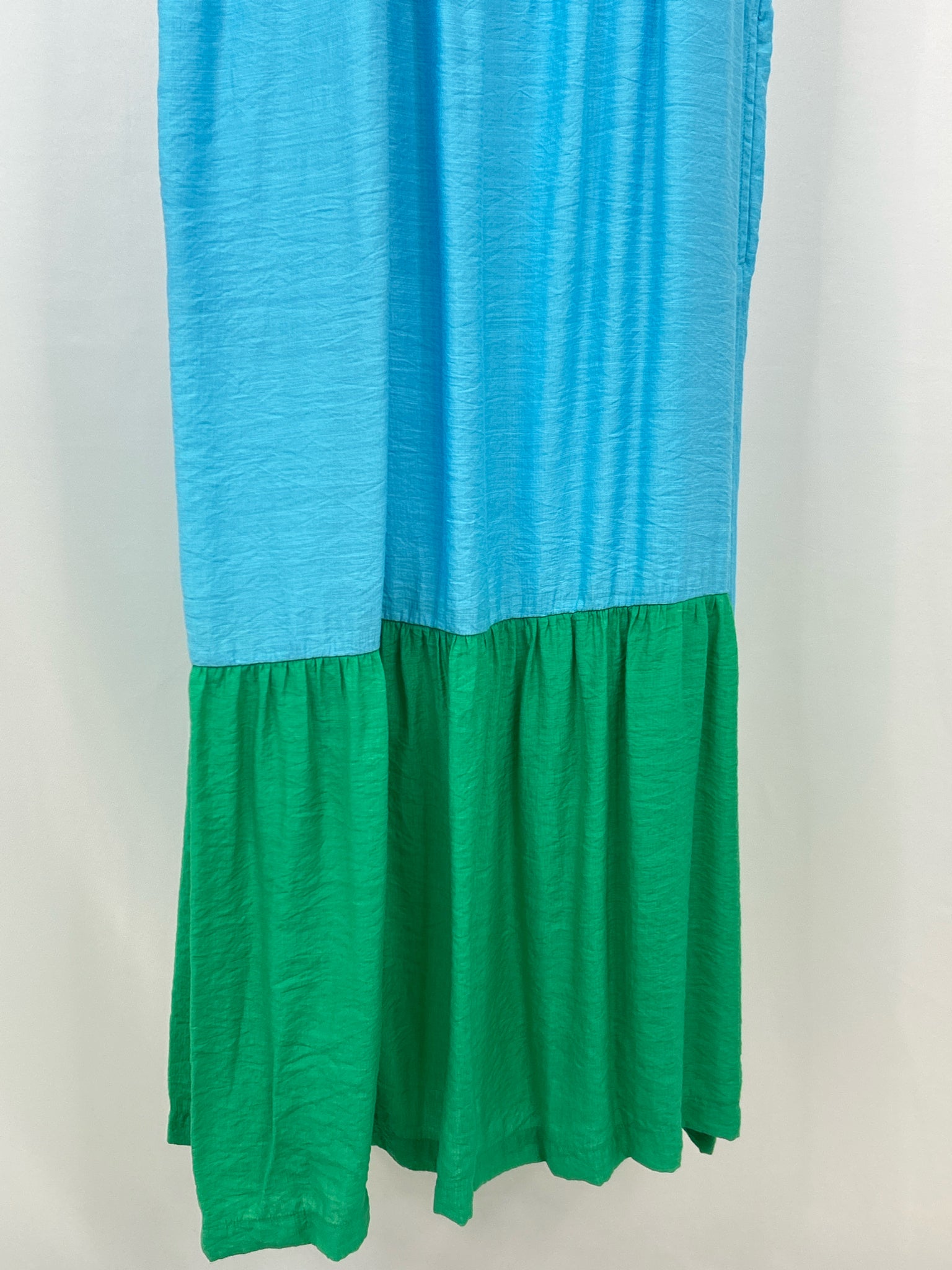 J. Jill Size L BLUE AND GREEN Women Dress