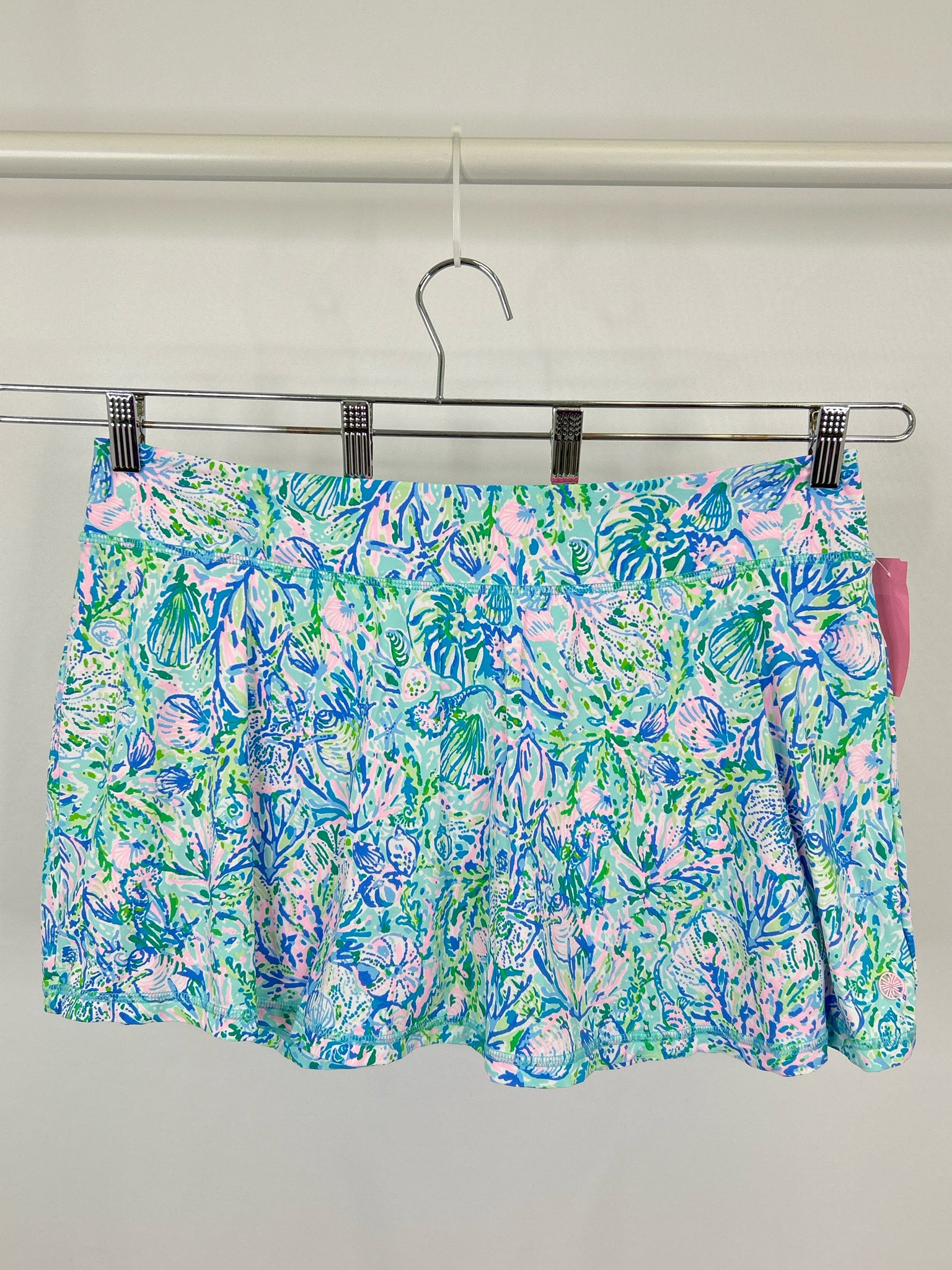 LILLY PULITZER Size XL Blue Print Women Skort