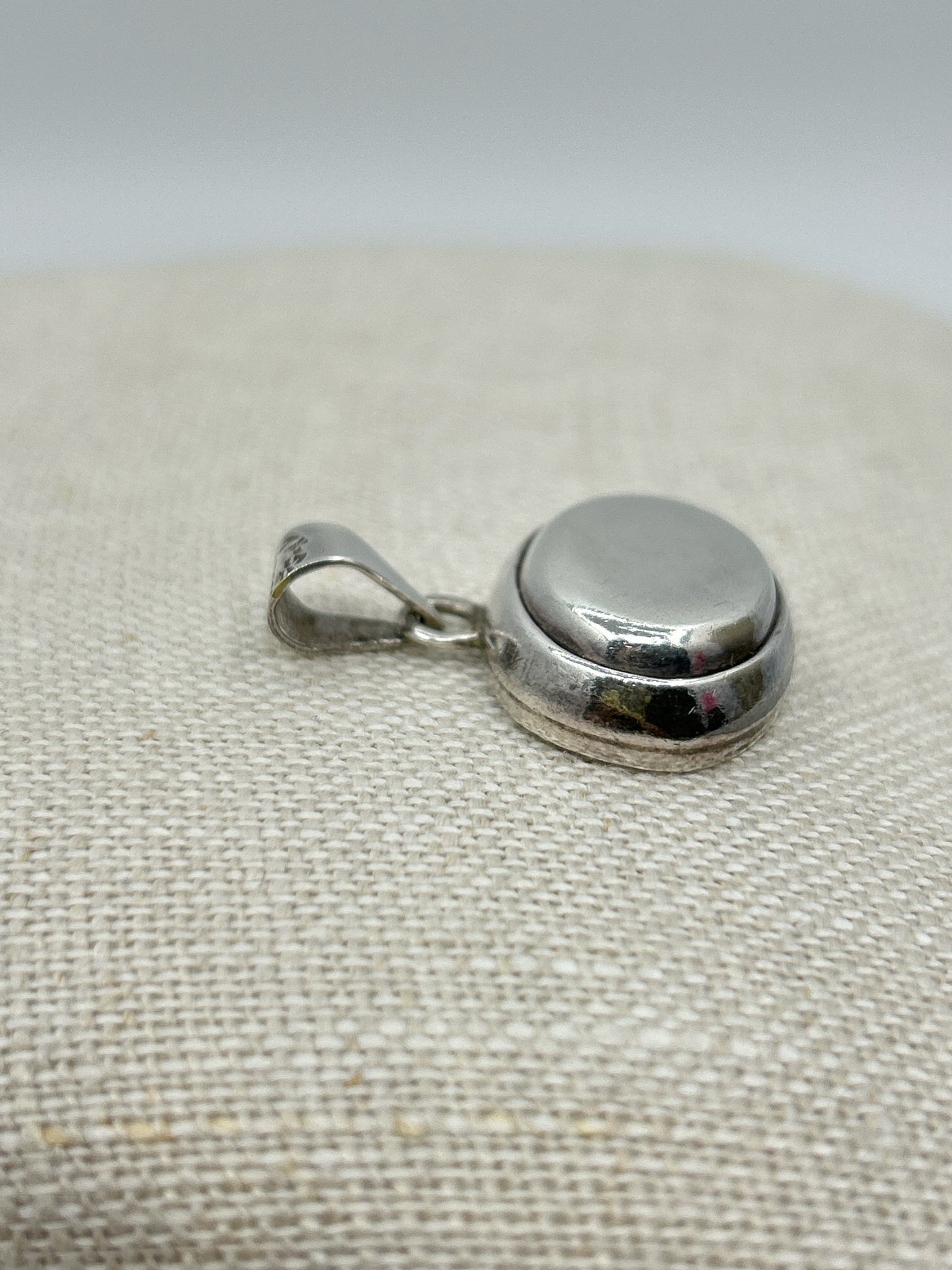 Sterling Silver Oval Pendant