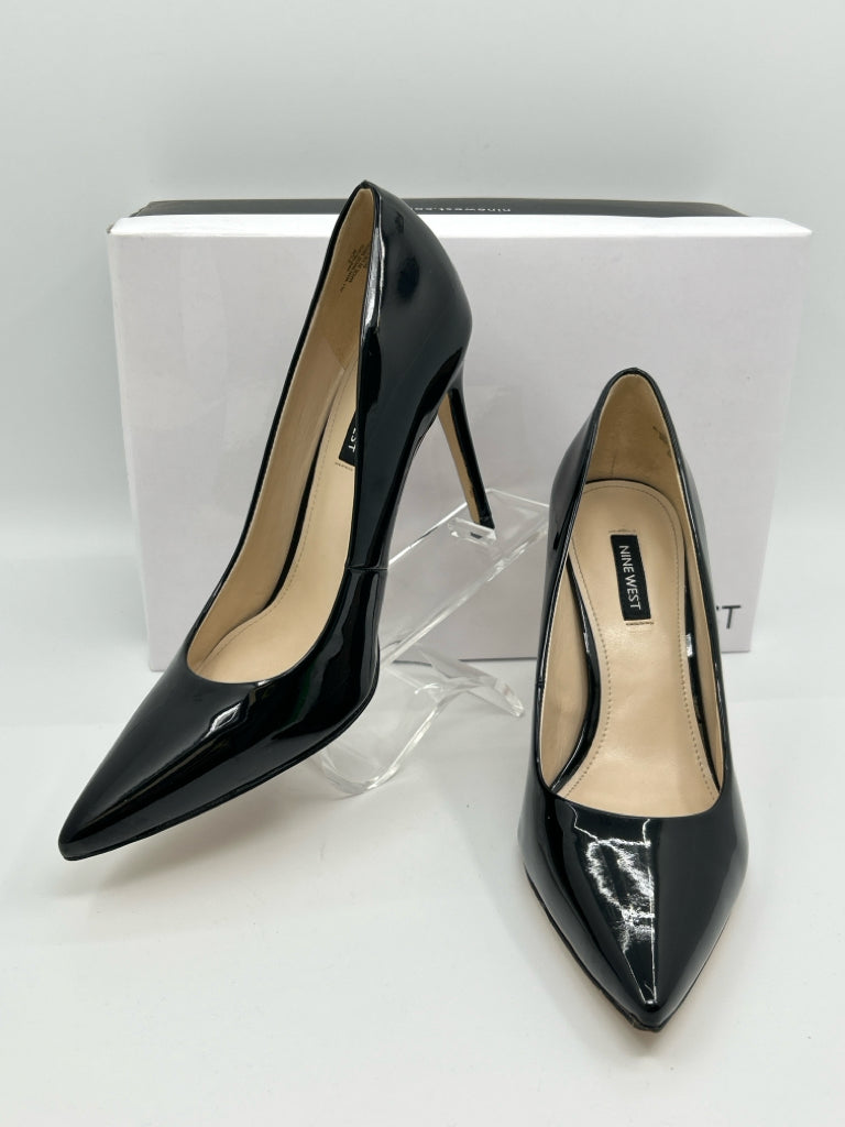 NINE WEST Women Size 8.5 Black Pumps